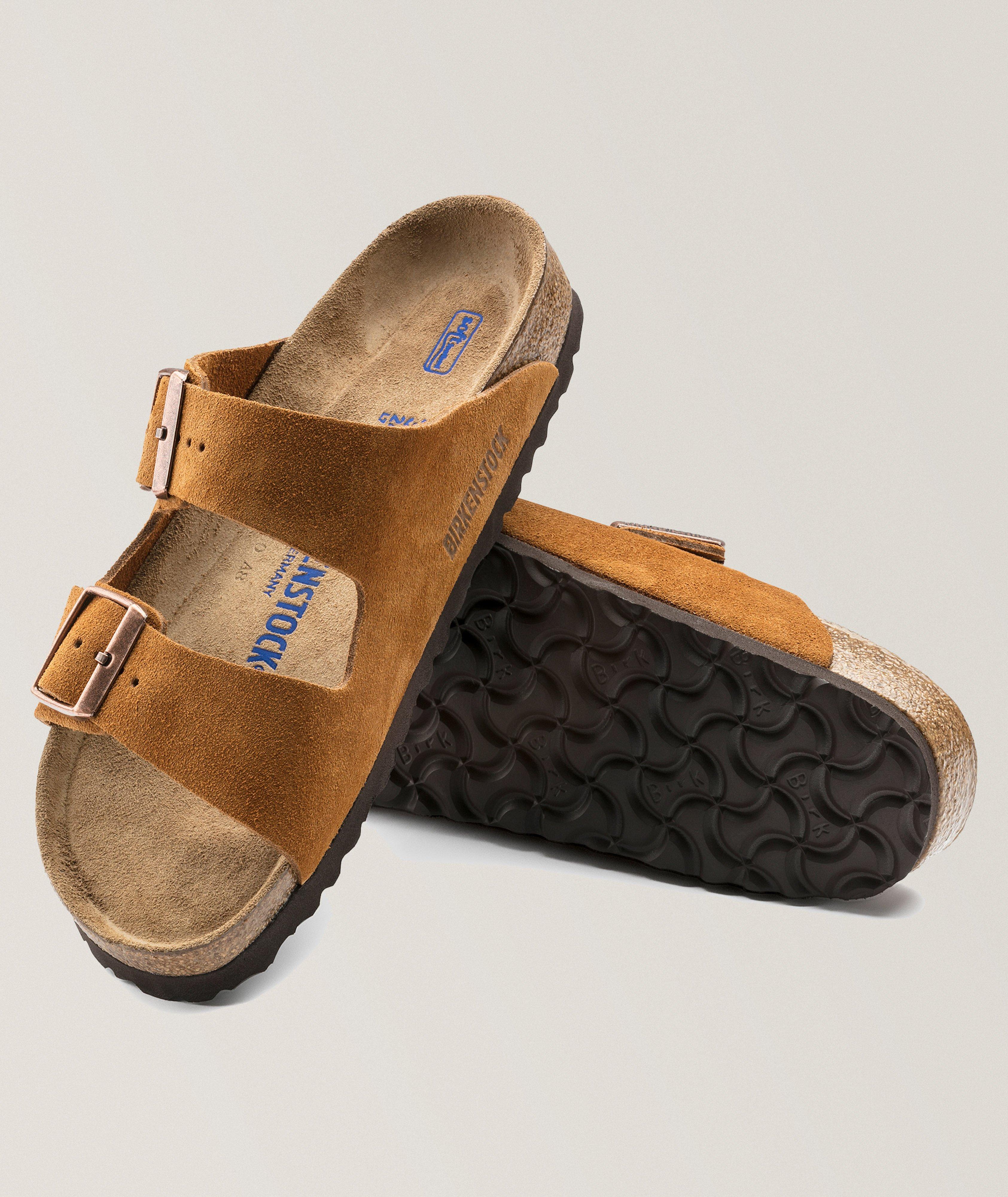 Arizona Suede Soft Footbed Sandals