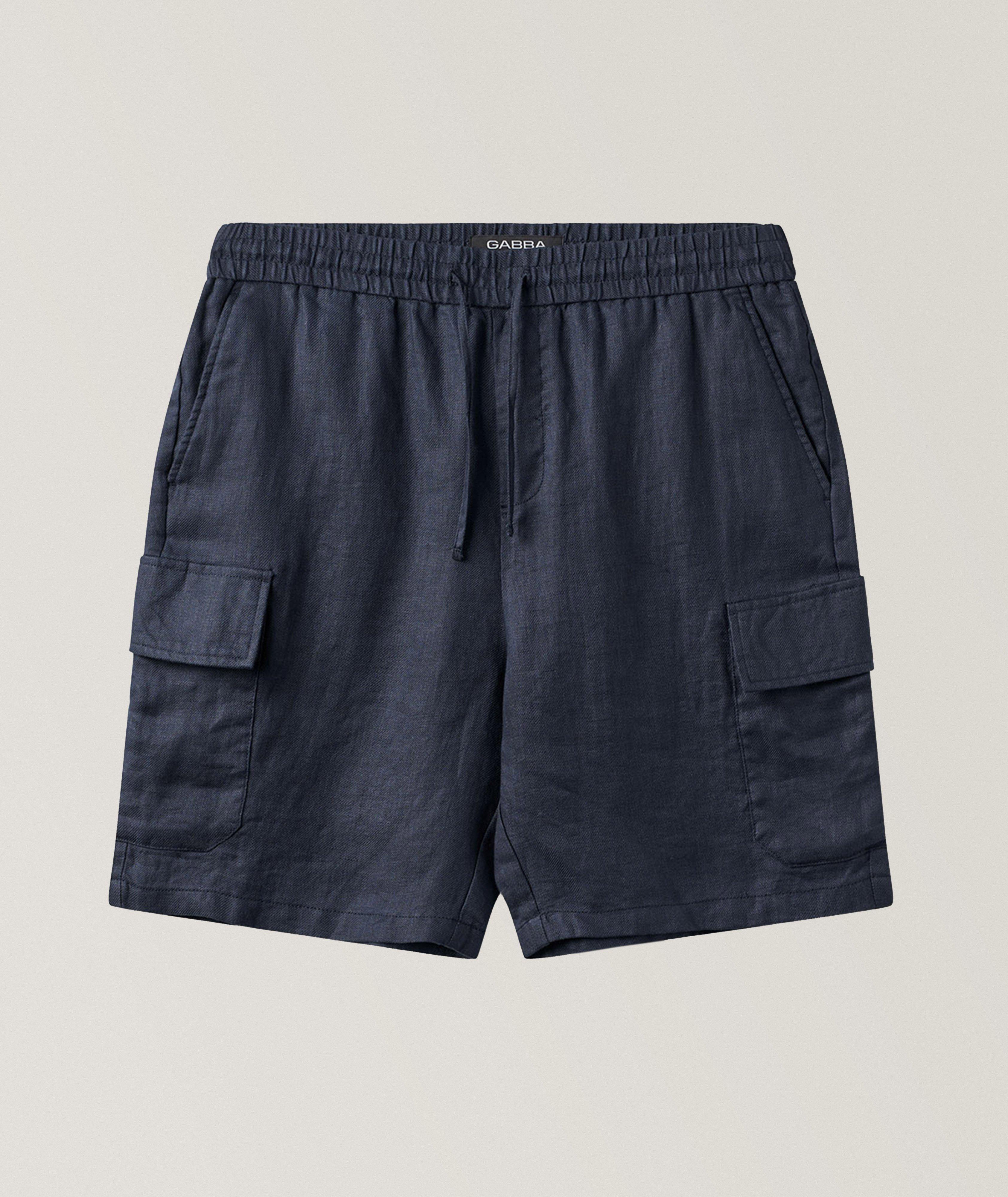 Azore Linen Cargo Shorts