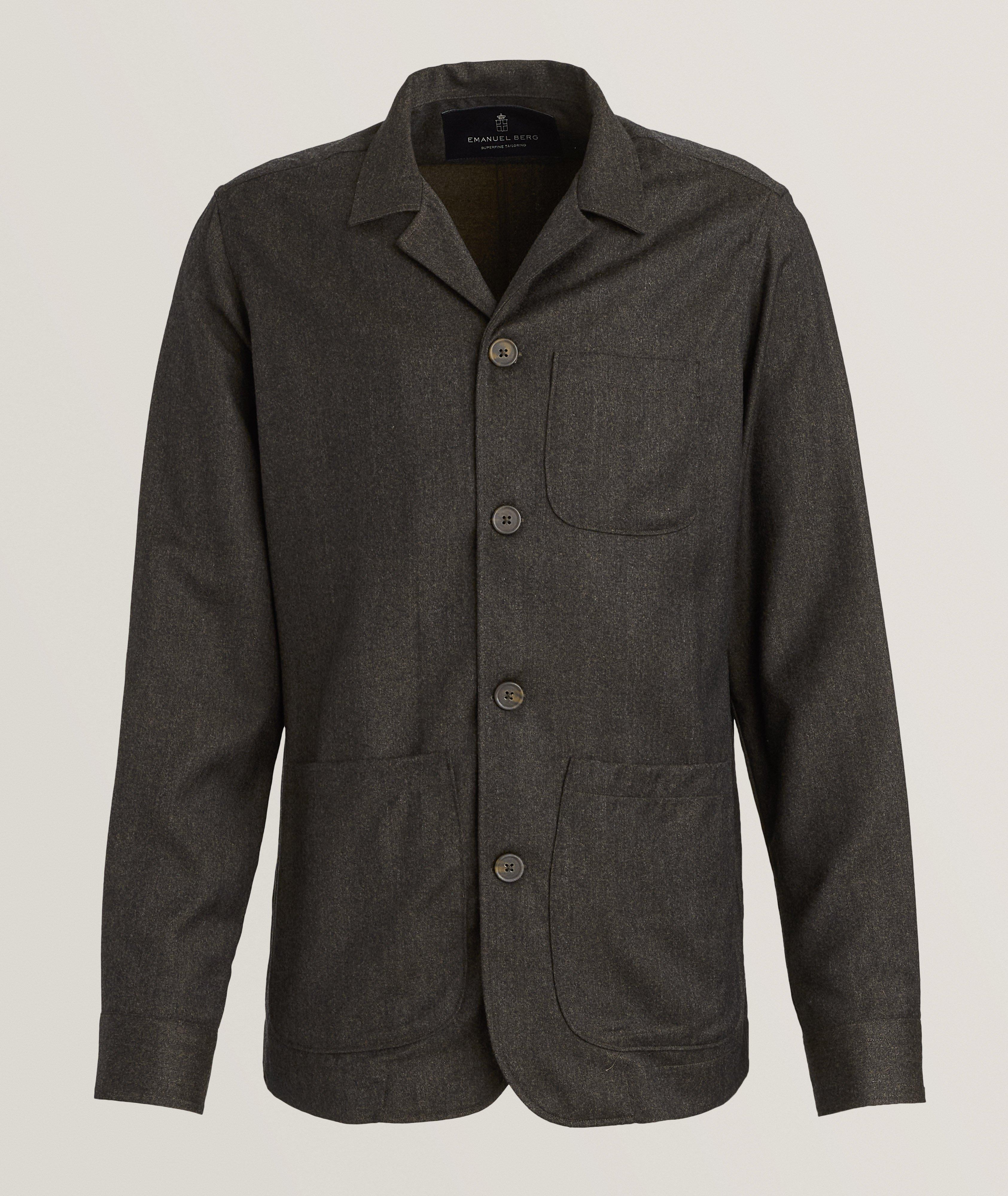 Wool Flannel Overshirt  image 0