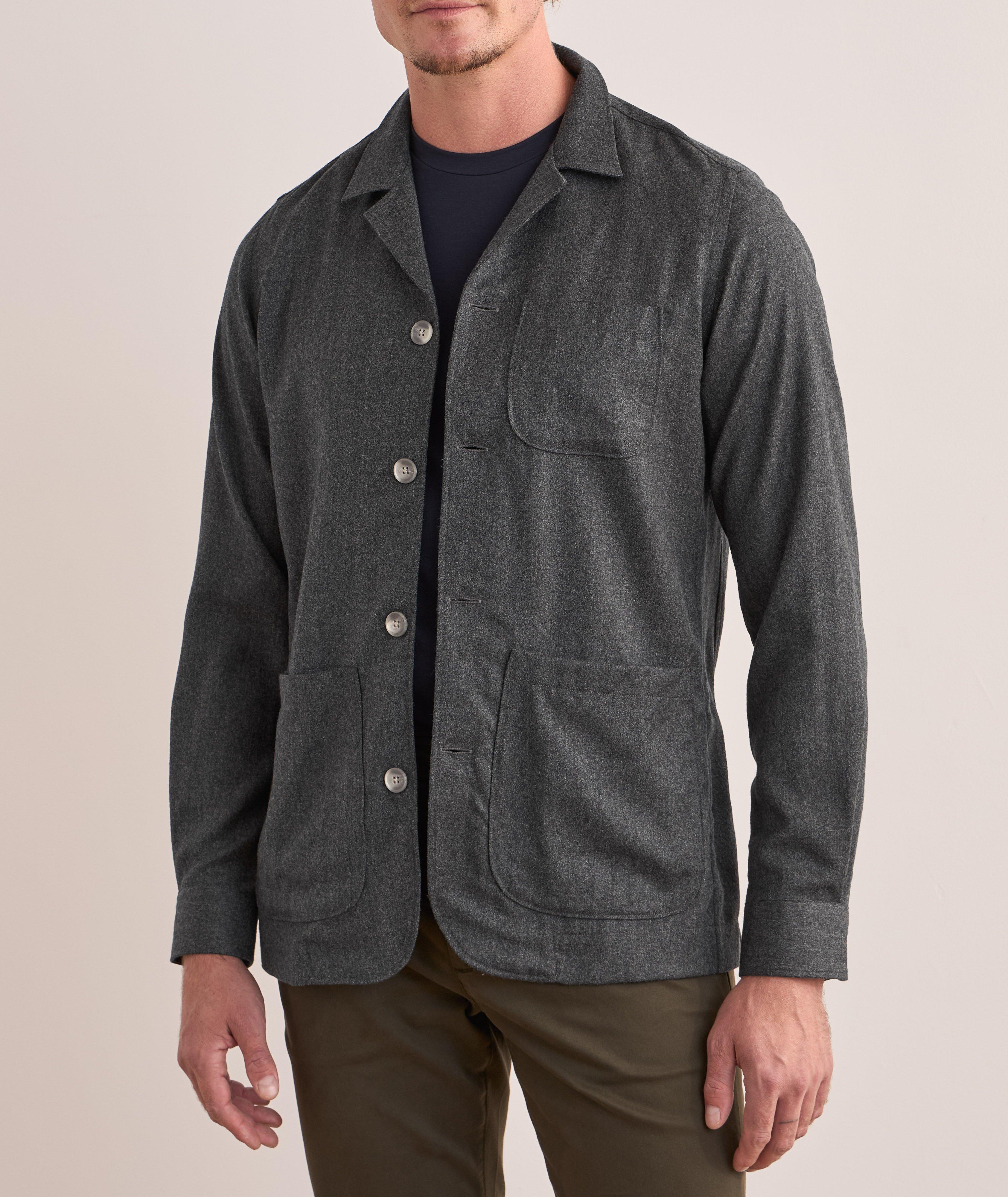 Wool Flannel Overshirt  image 1