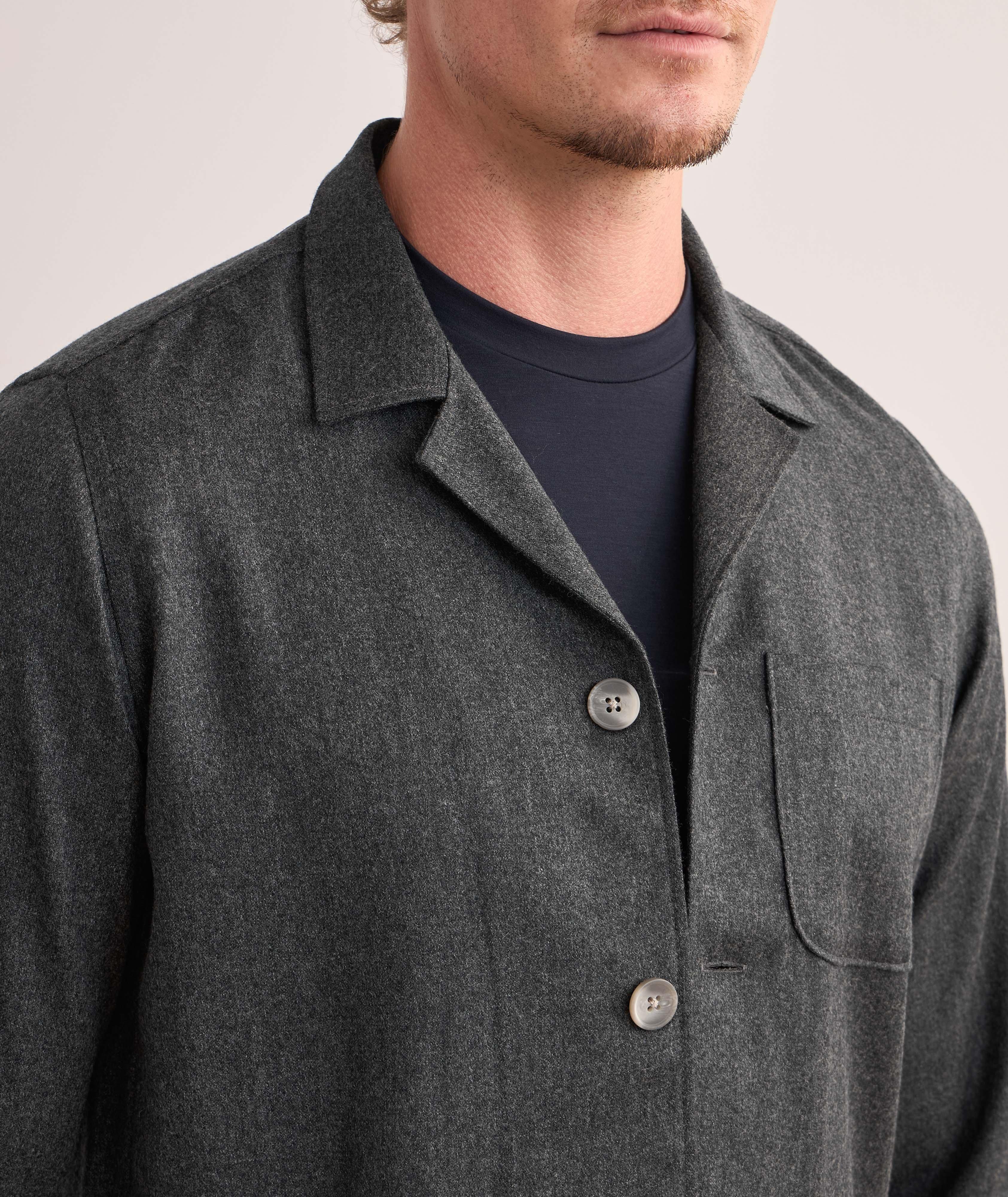 Wool Flannel Overshirt  image 3