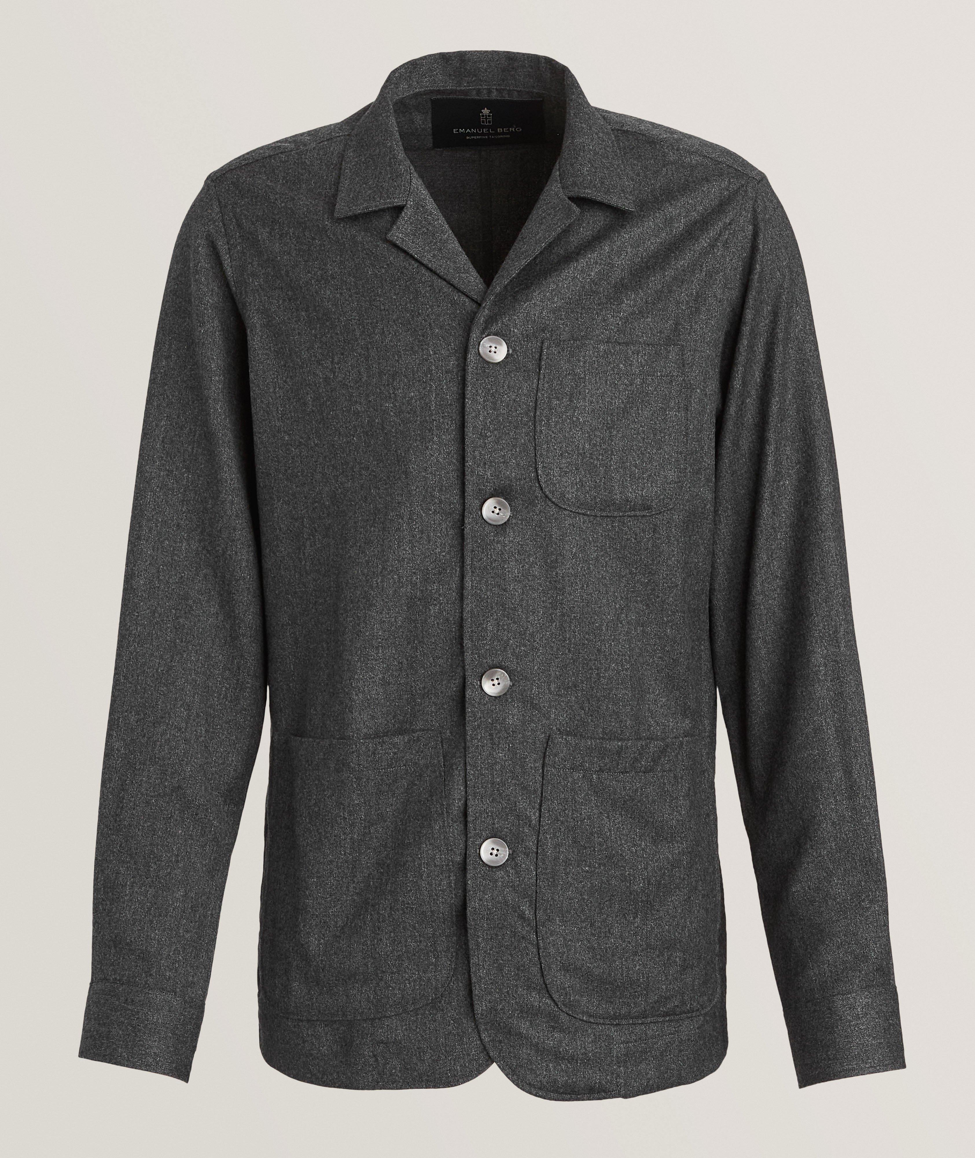 Wool Flannel Overshirt  image 0