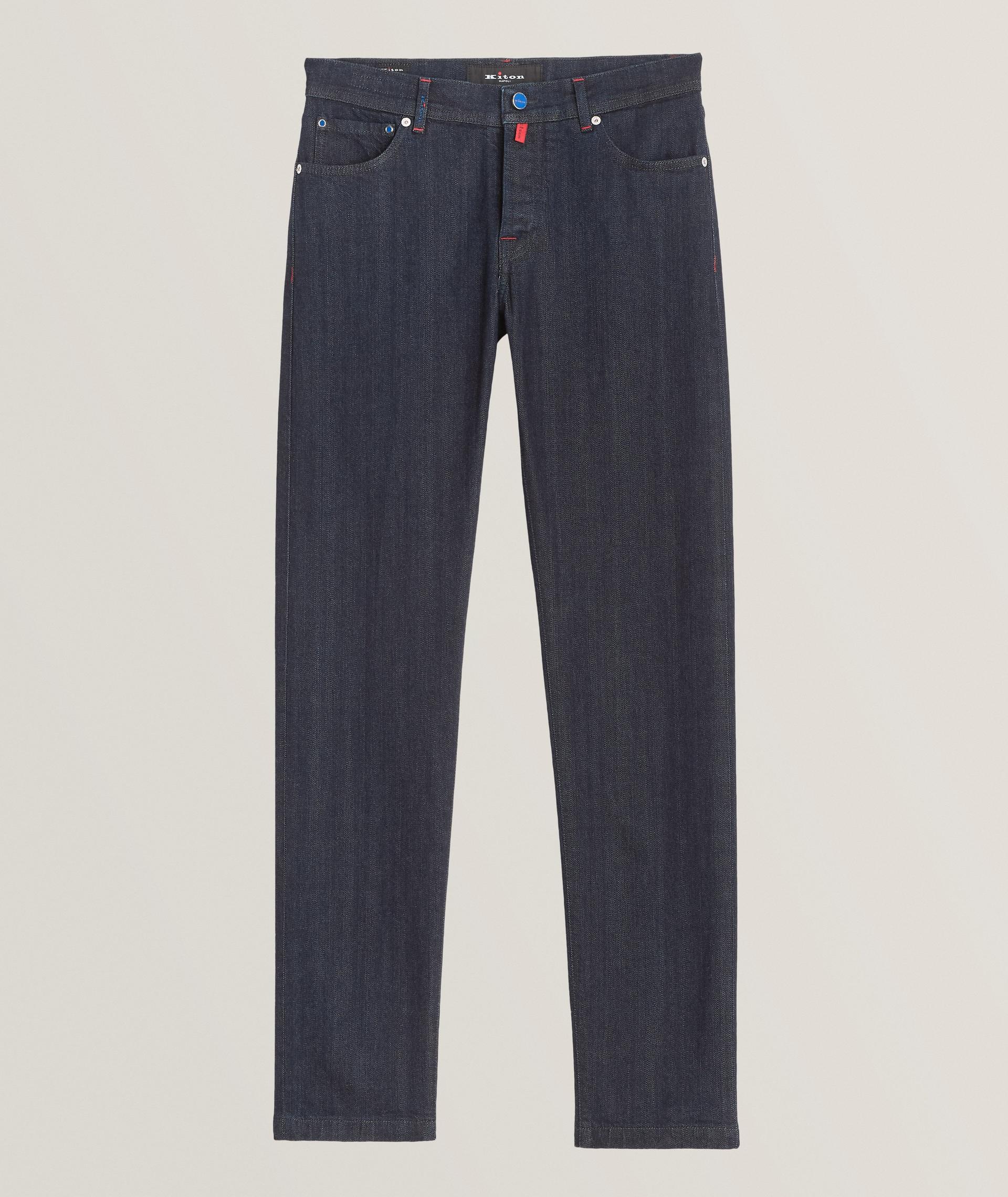 Pantalon en coton extensible image 0