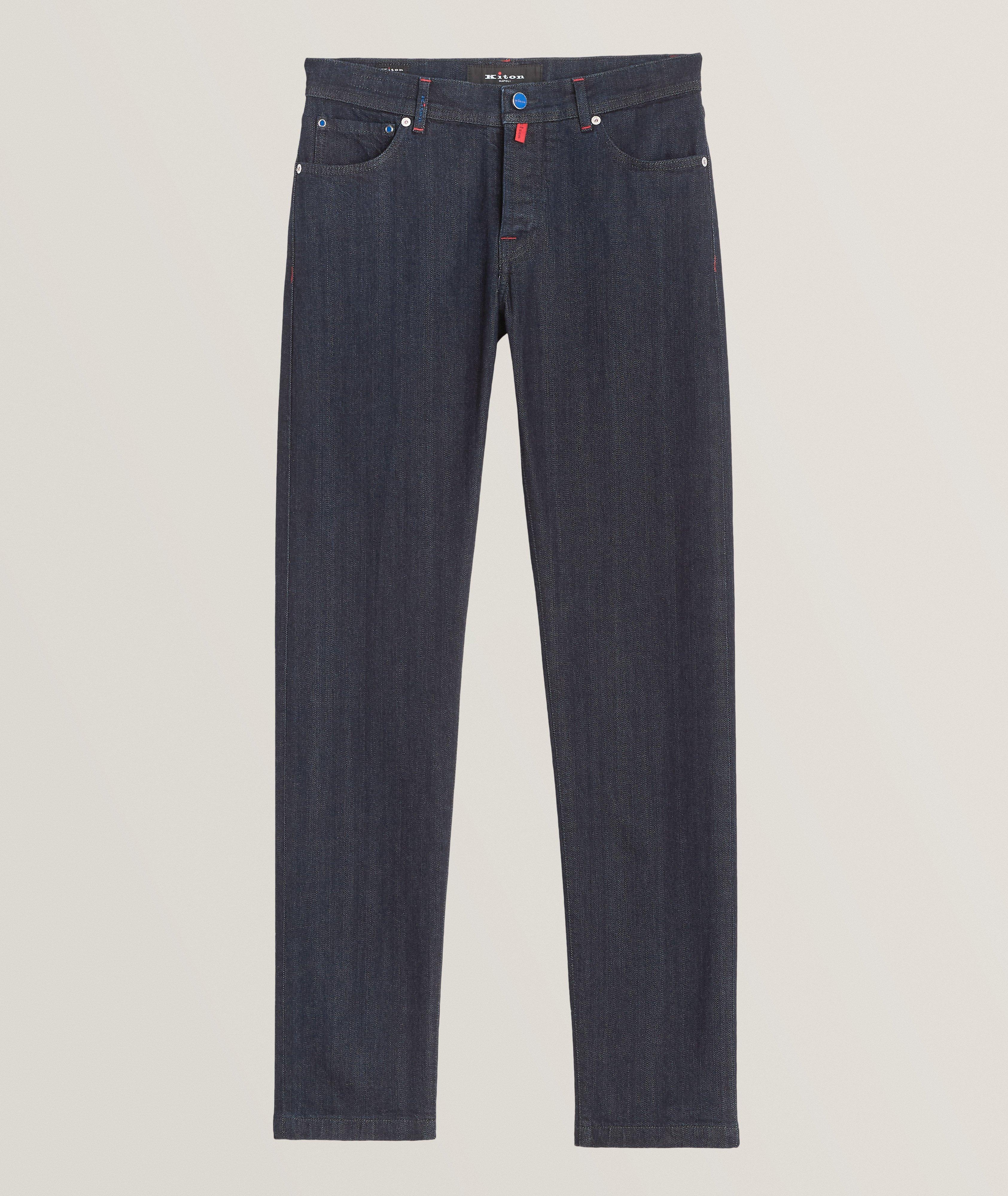 Pantalon en coton extensible image 0