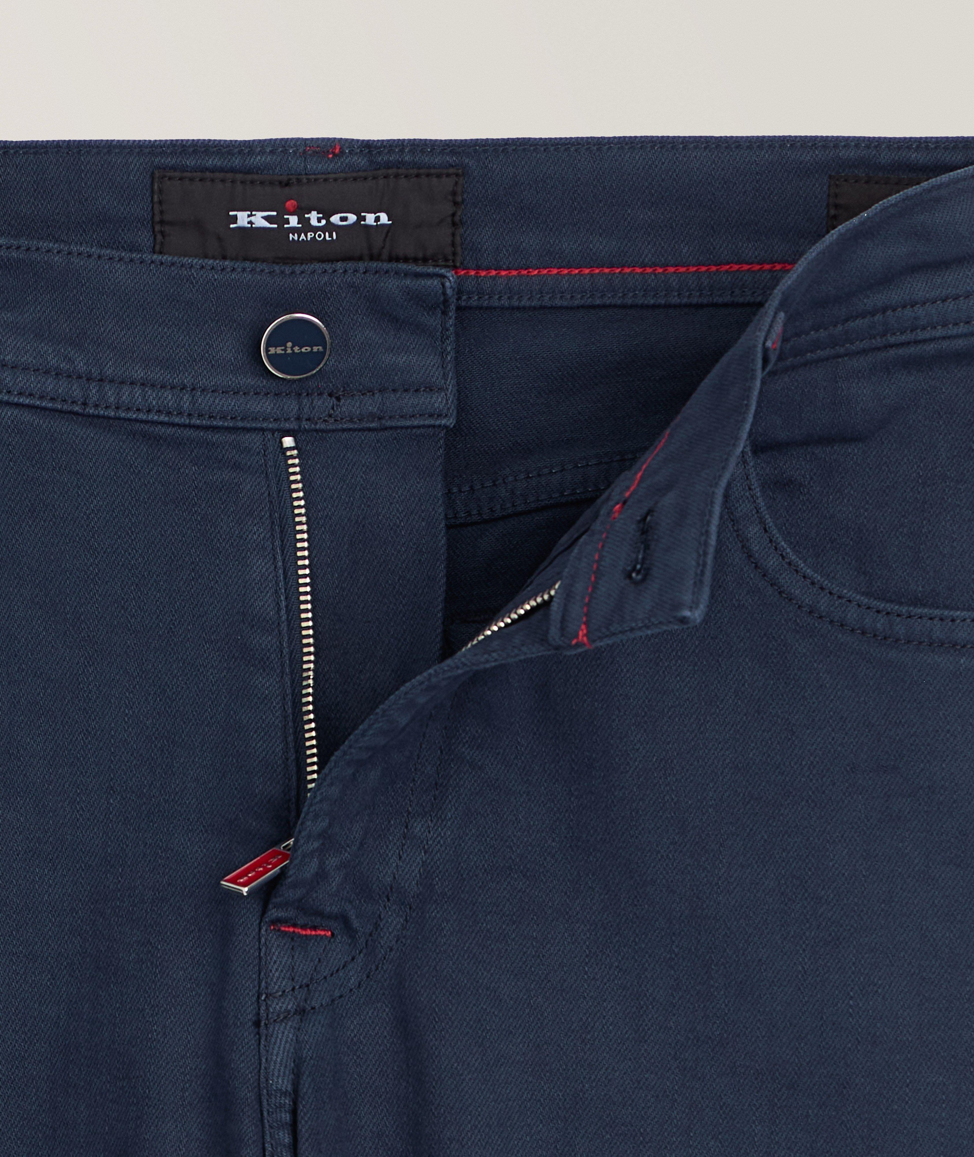 Stretch-Cotton Five-Pocket Pants image 1