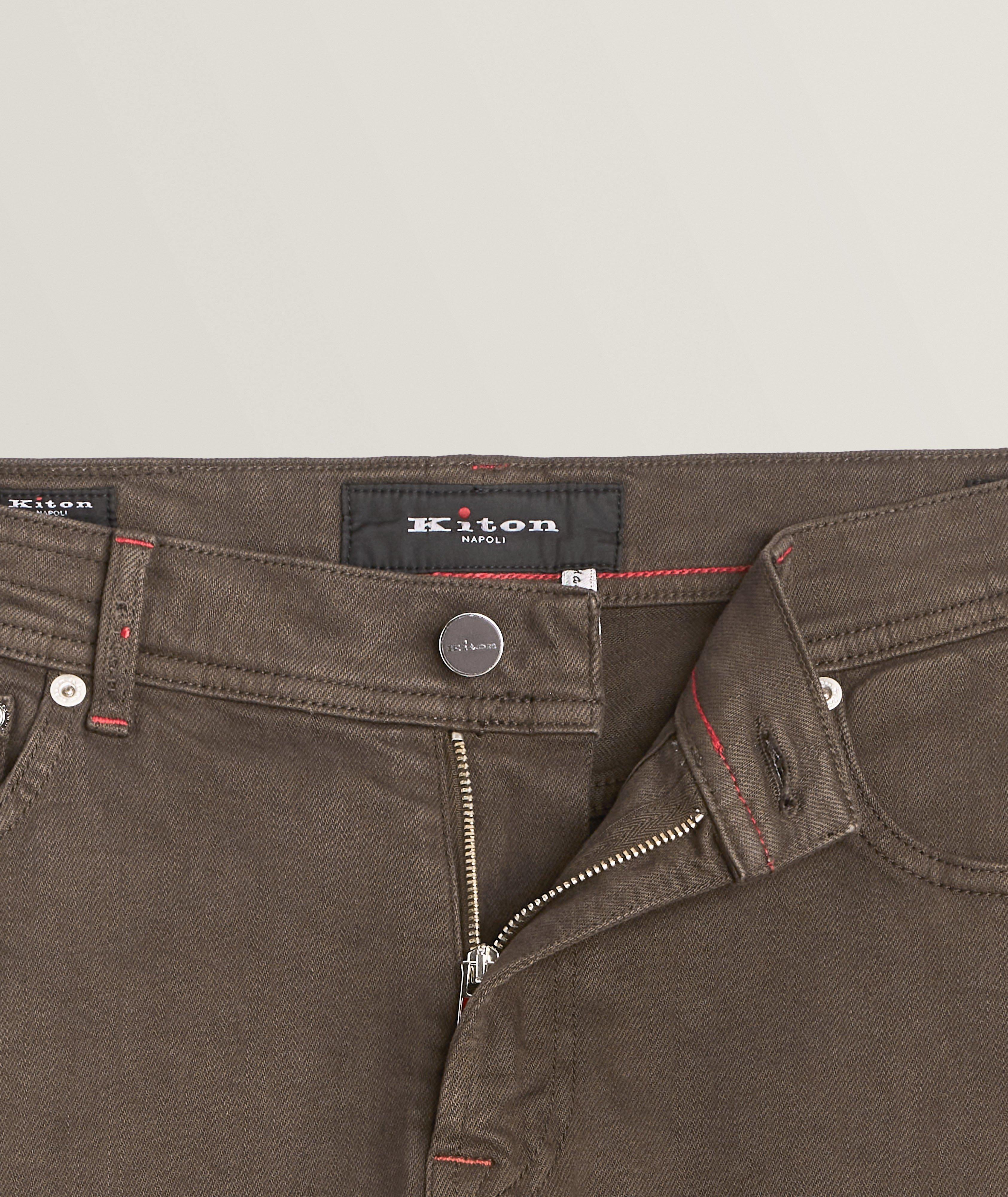 Stretch-Cotton Five-Pocket Pants image 4