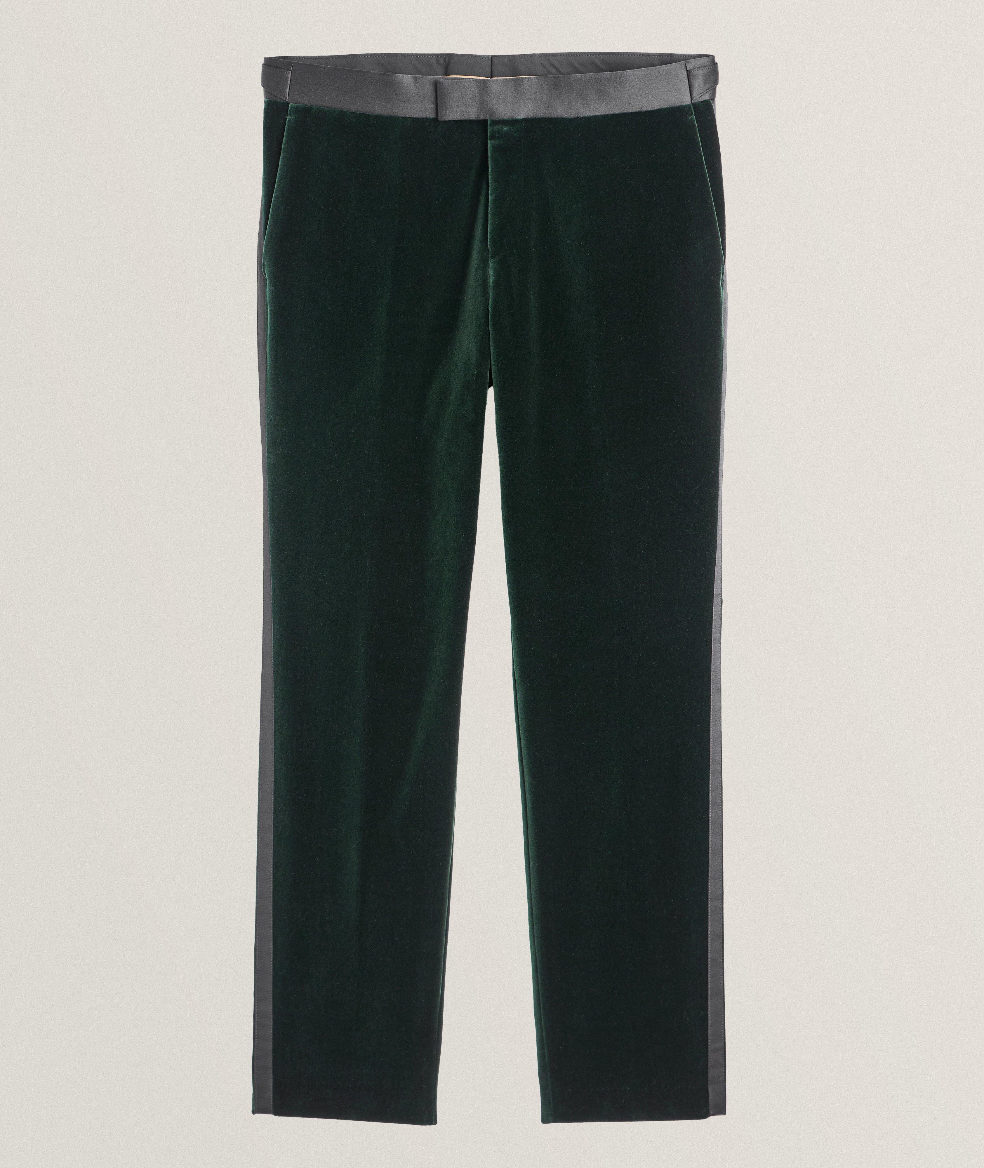 BOSS Pantalon de smoking en velours, collection 70e anniversaire