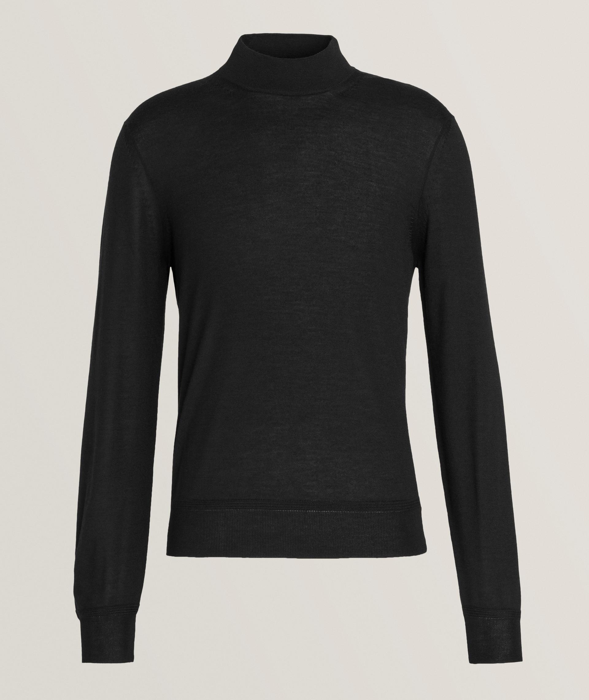 Cashmere-Silk Mockneck Sweater image 0