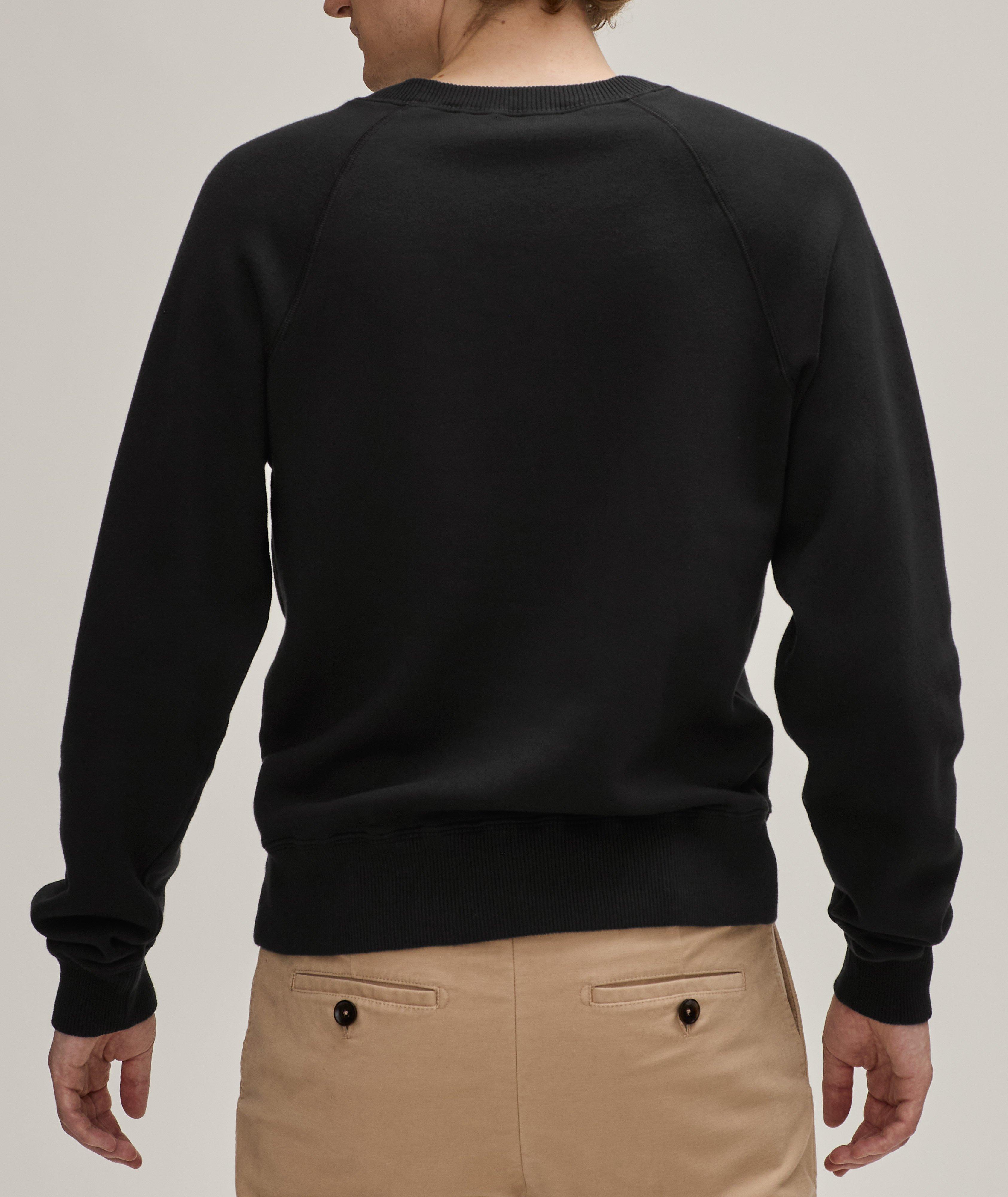 Pull teint en pièce à encolure ronde image 1