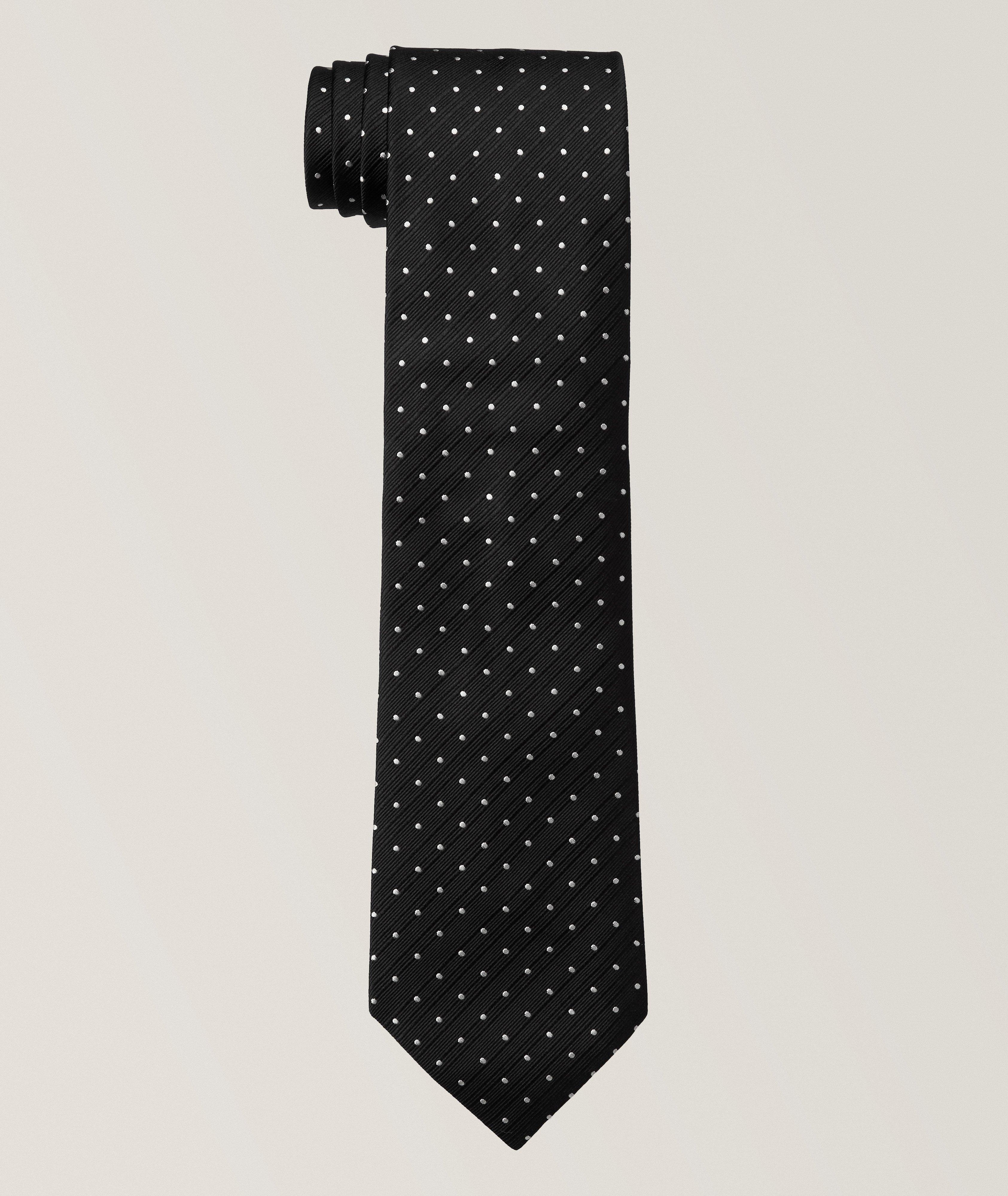 Polka Dot Silk Tie  image 0