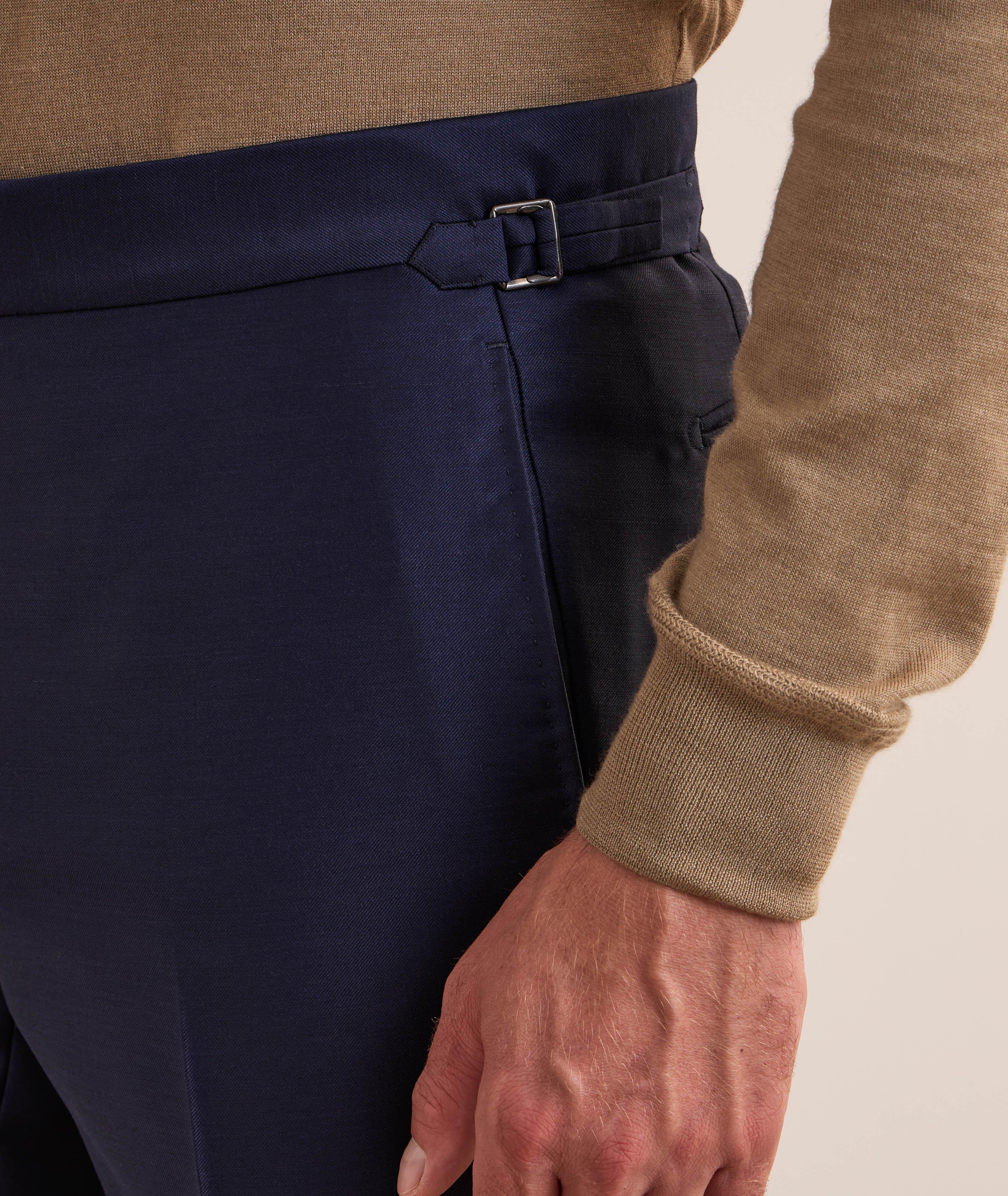 Pantalon Shelton en laine et en mohair image 4