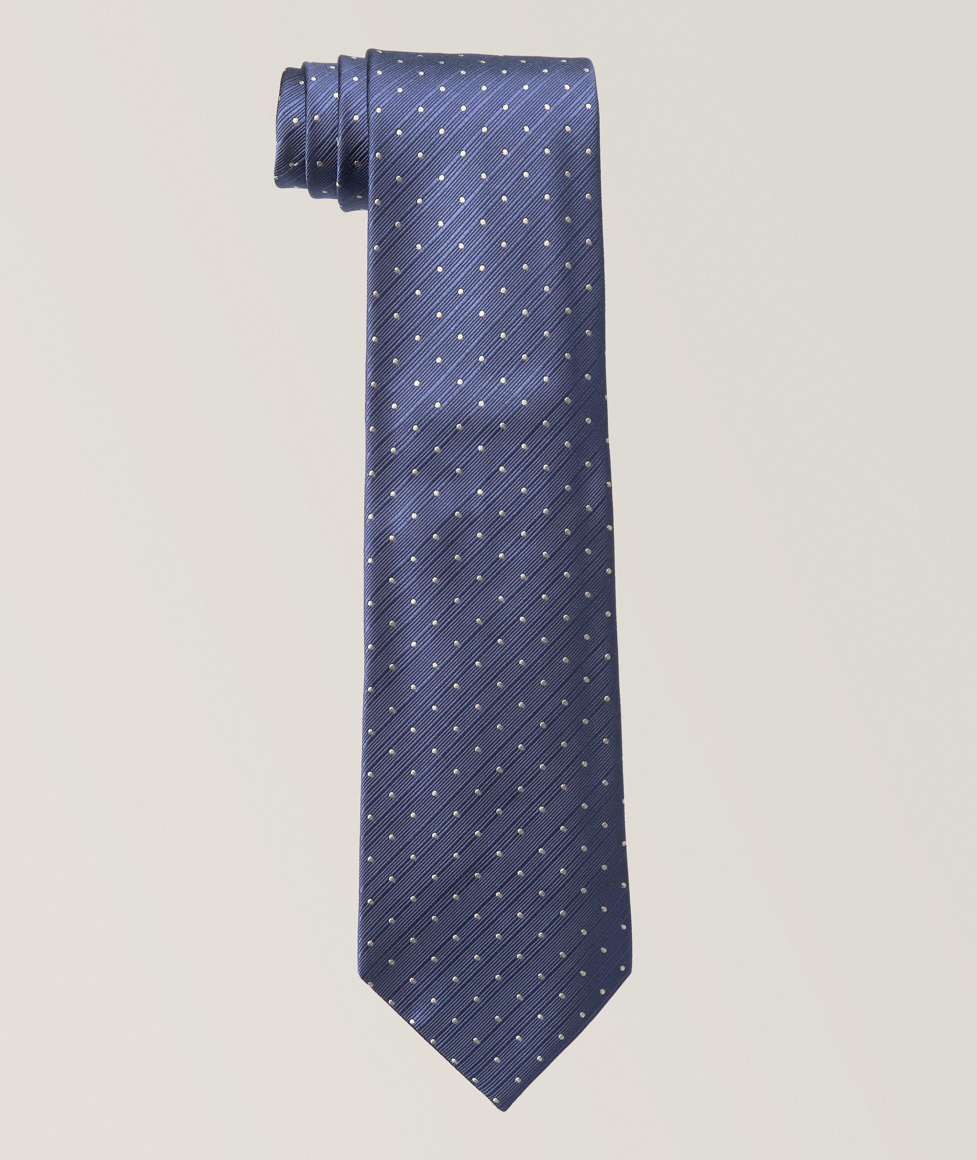 Polka Dot Silk Tie image 0