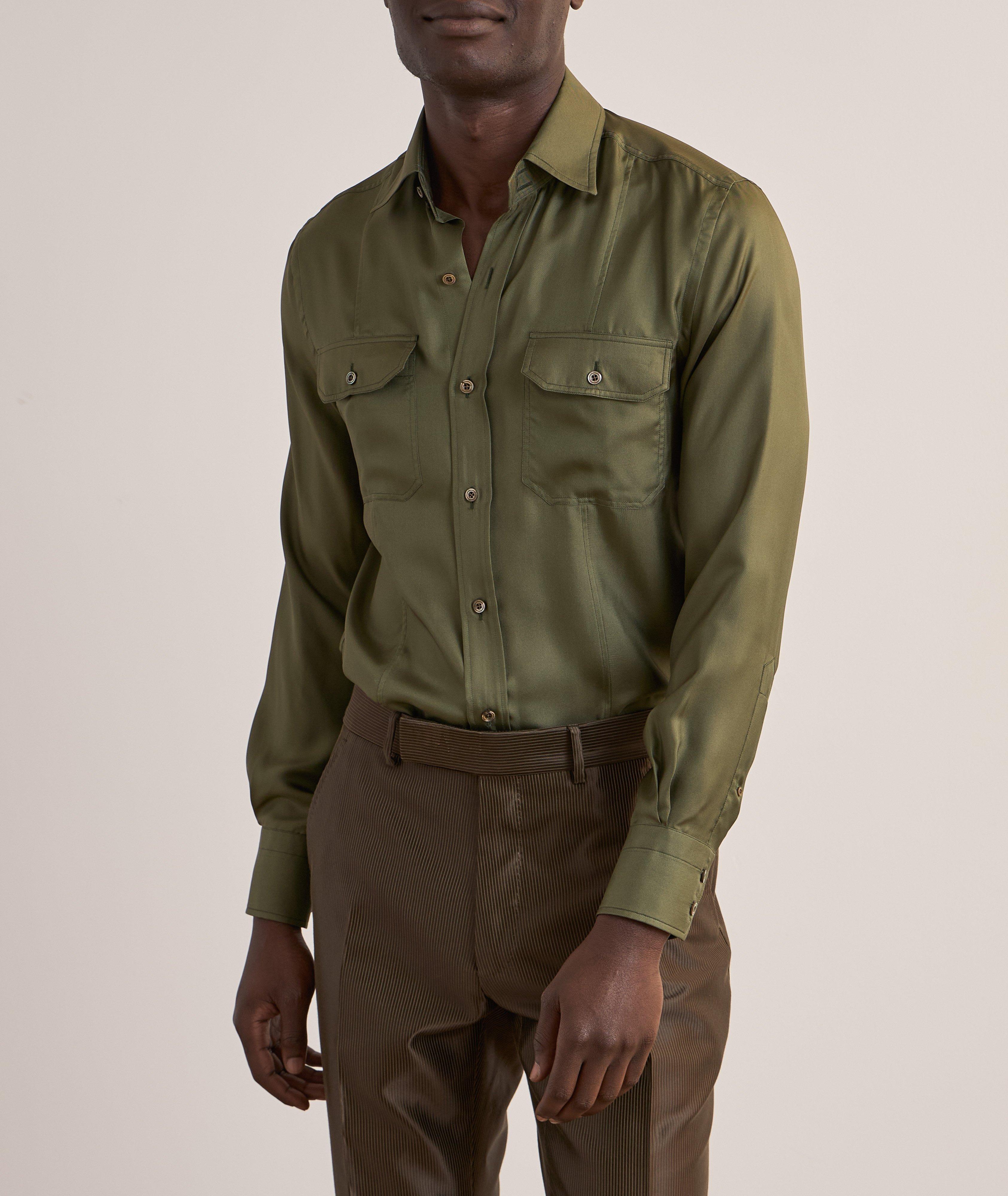 Military Silk Twill Shirt image 1