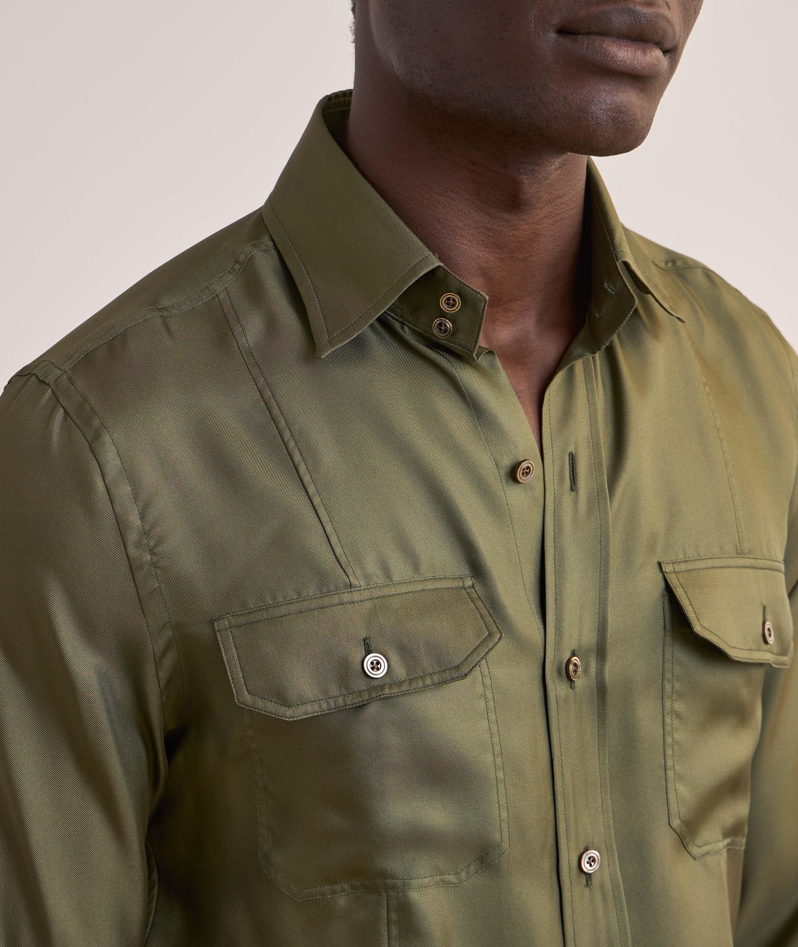 Military Silk Twill Shirt image 3