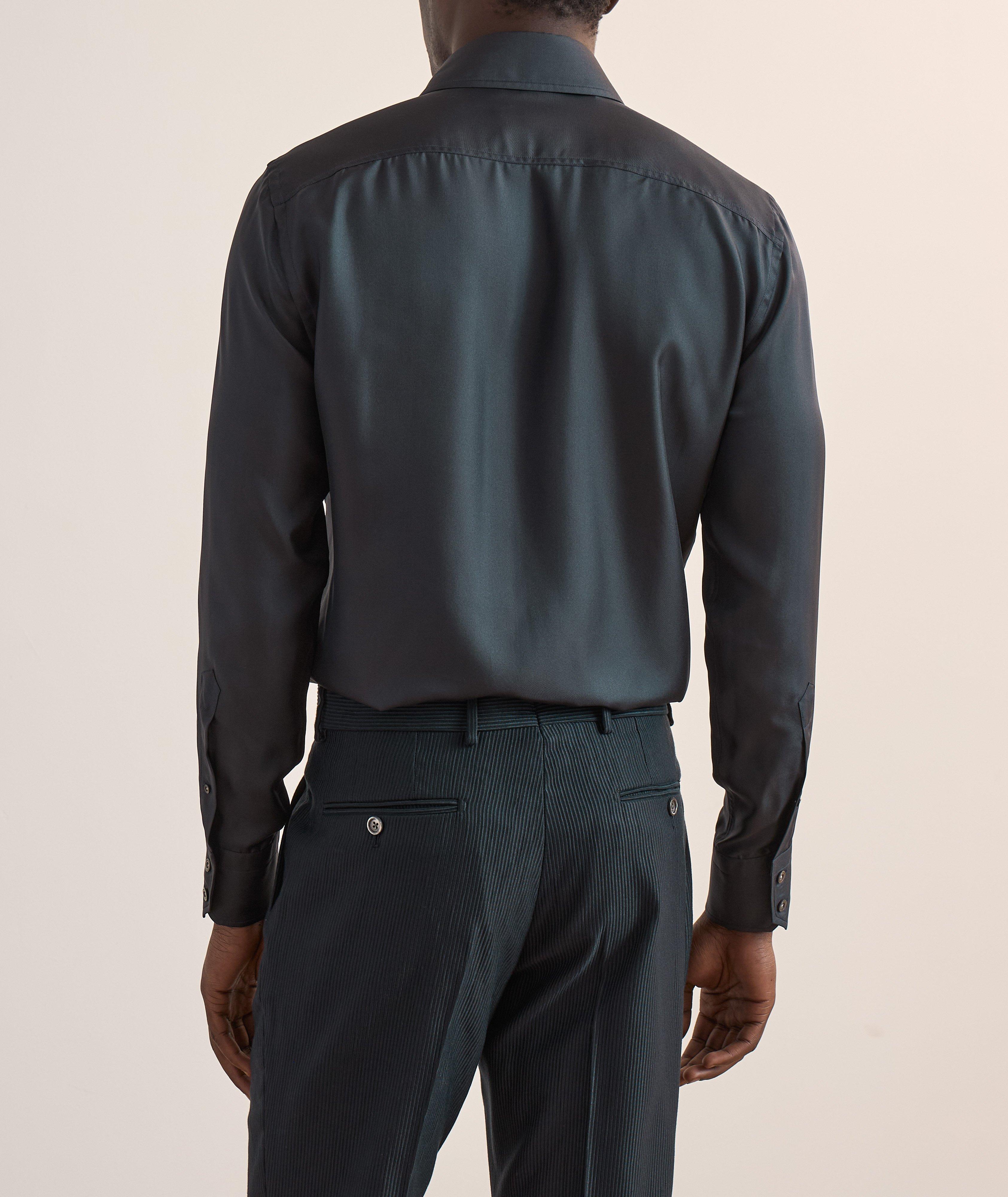 Chemise de style utilitaire en soie image 2