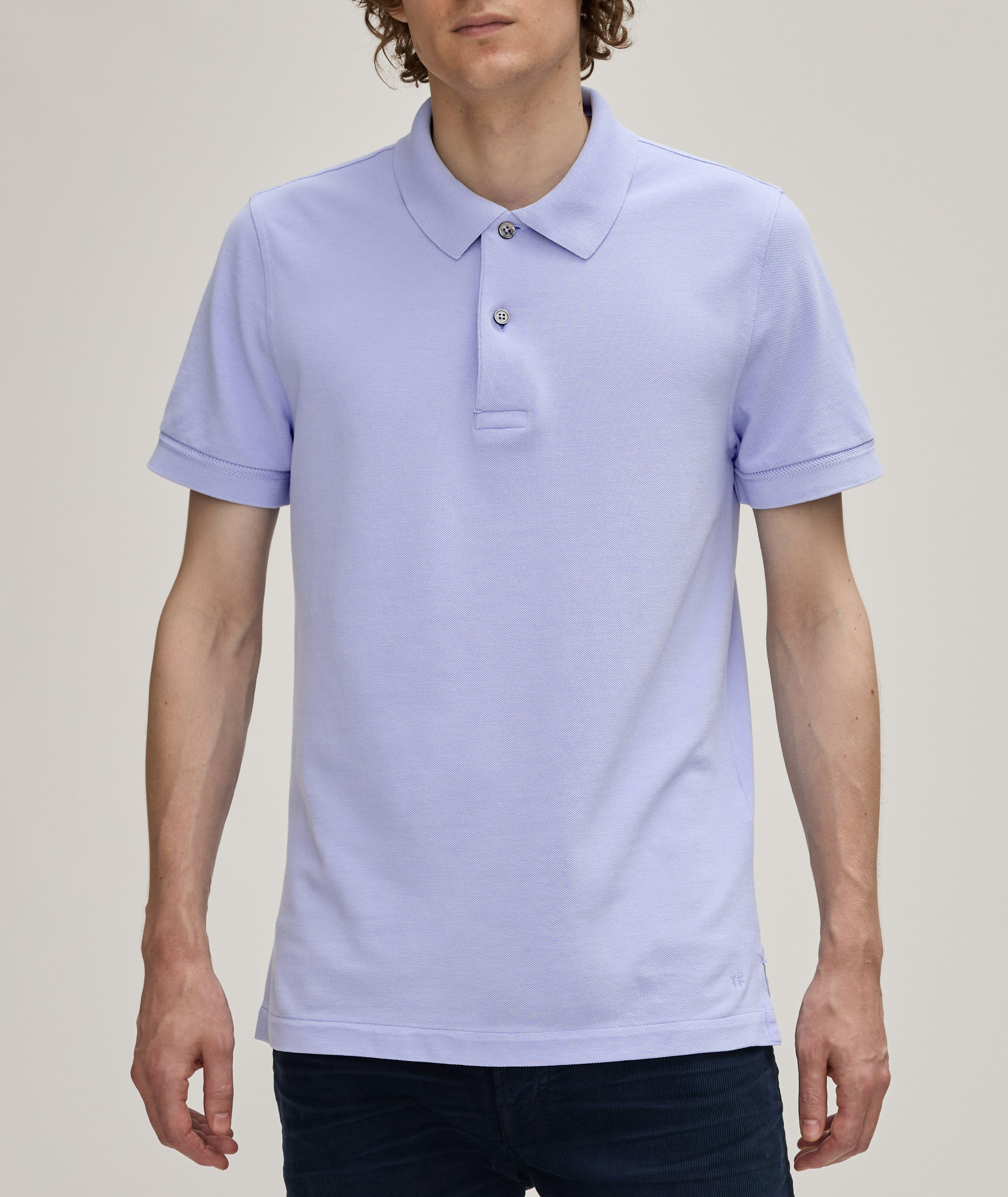 Polo de tennis en piqué de coton image 0