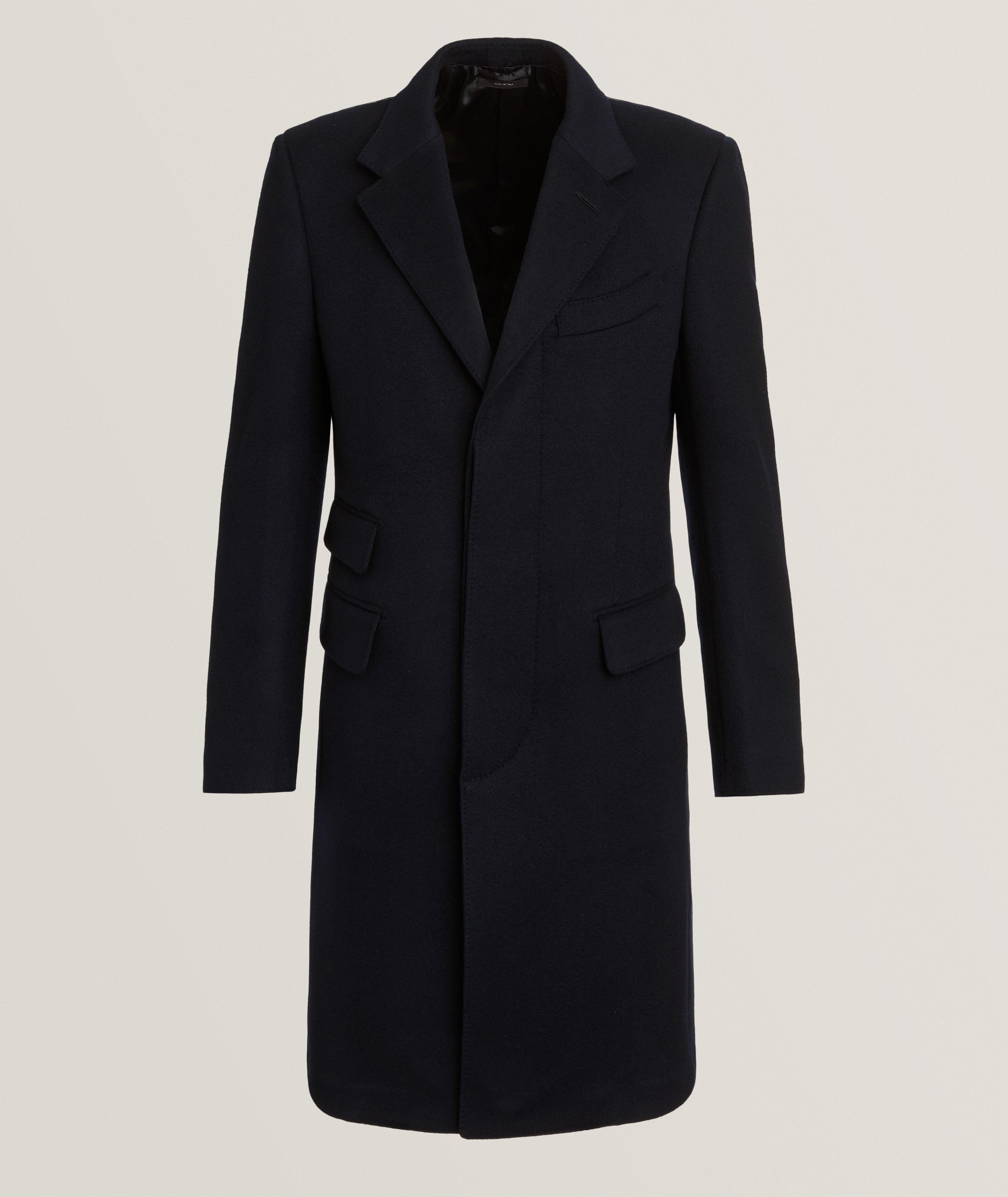 TOM FORD Tailored Wool-Cashmere Blend Overcoat | Coats