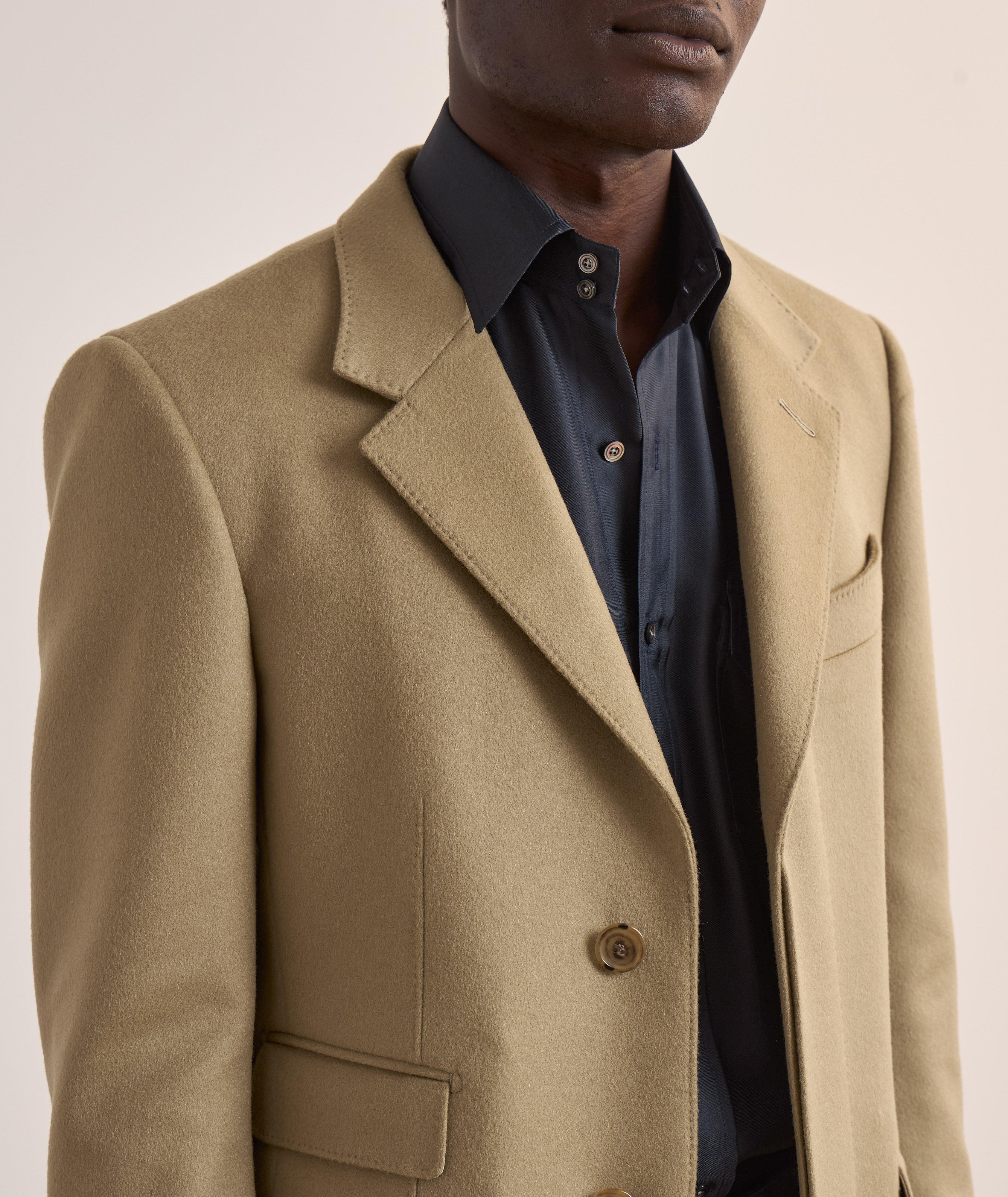 Manteau en laine et en cachemire image 3