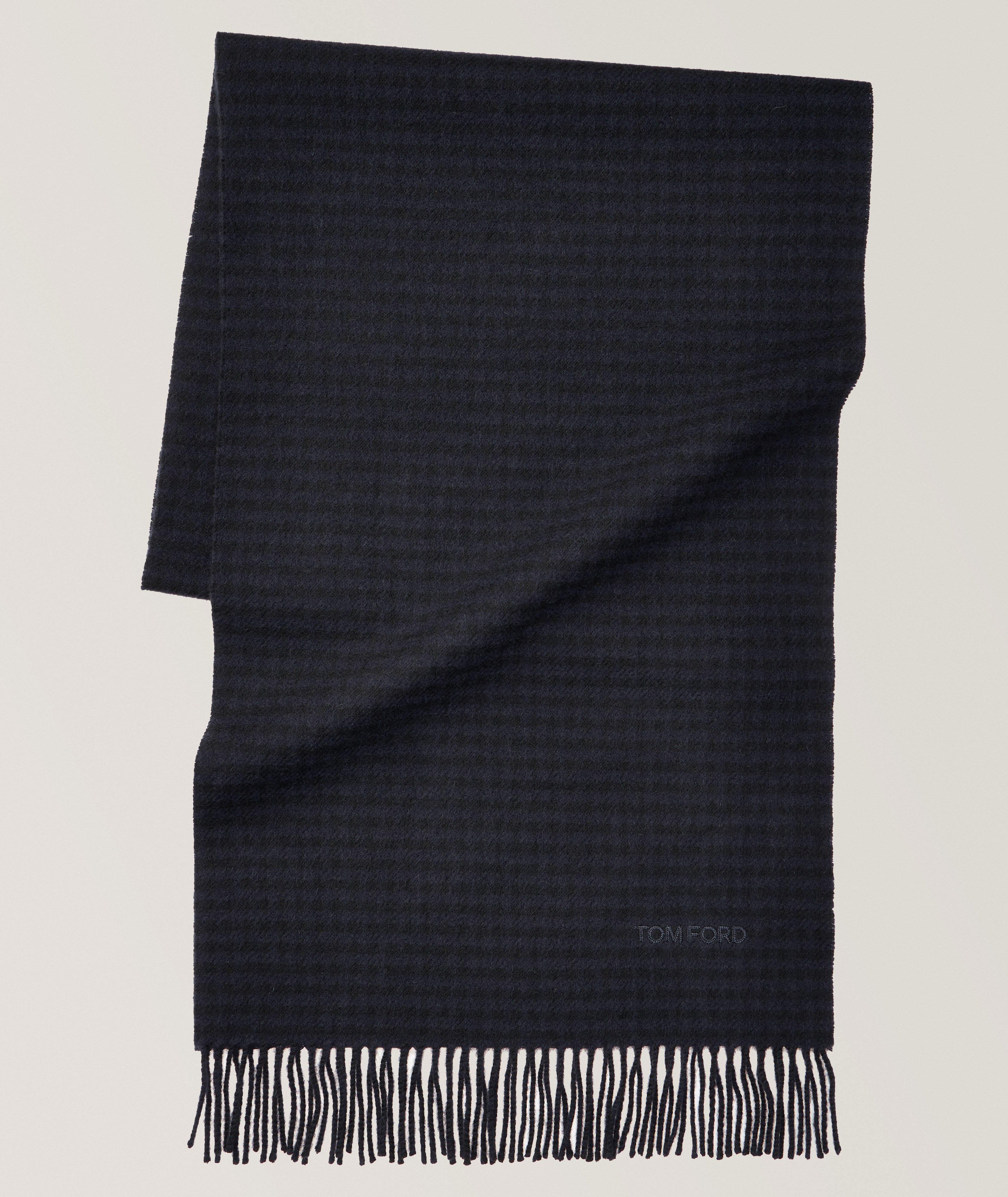 Yarn Dyed Small Check Day Scarf image 0