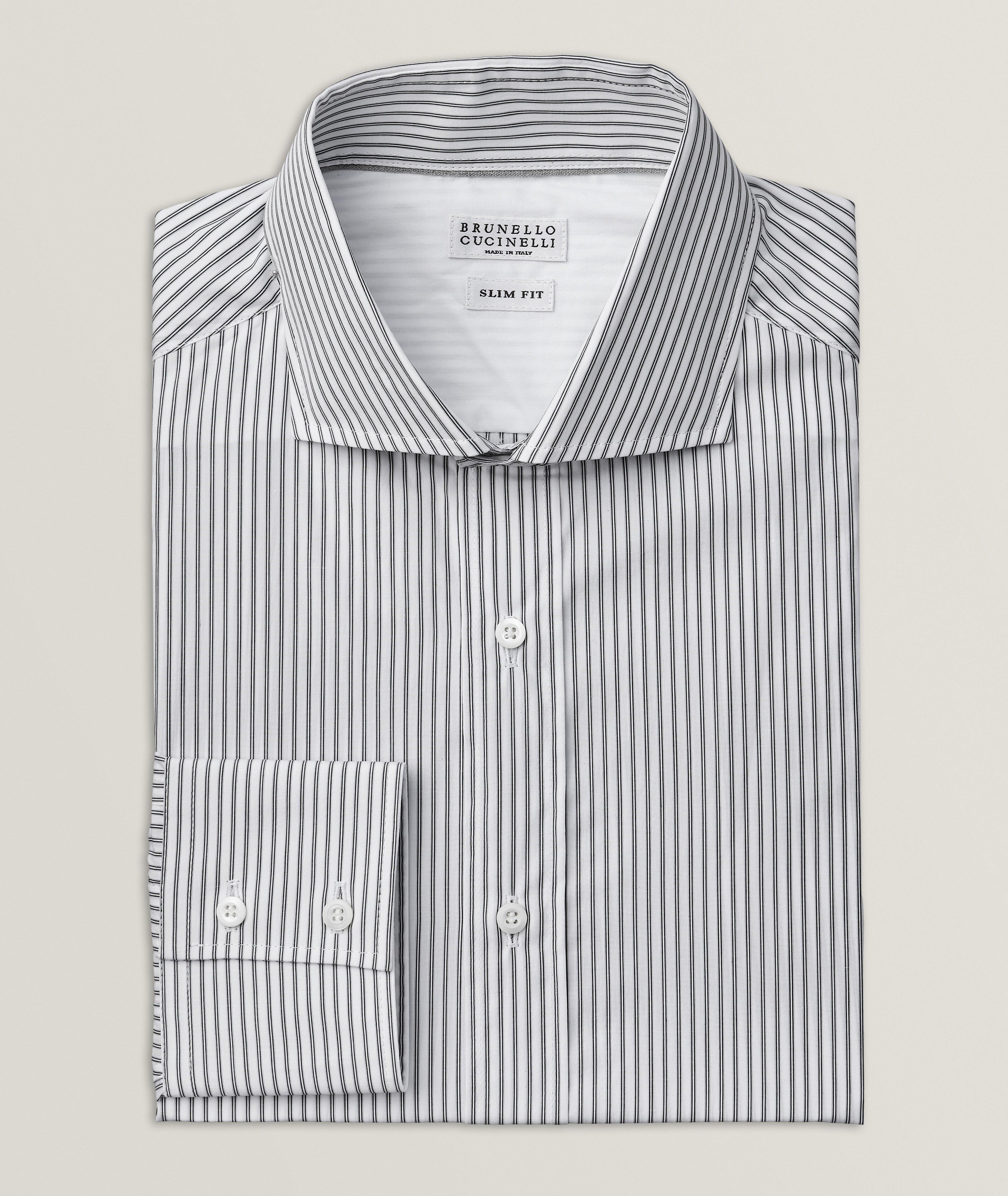 Slim-Fit Striped Shirt image 0