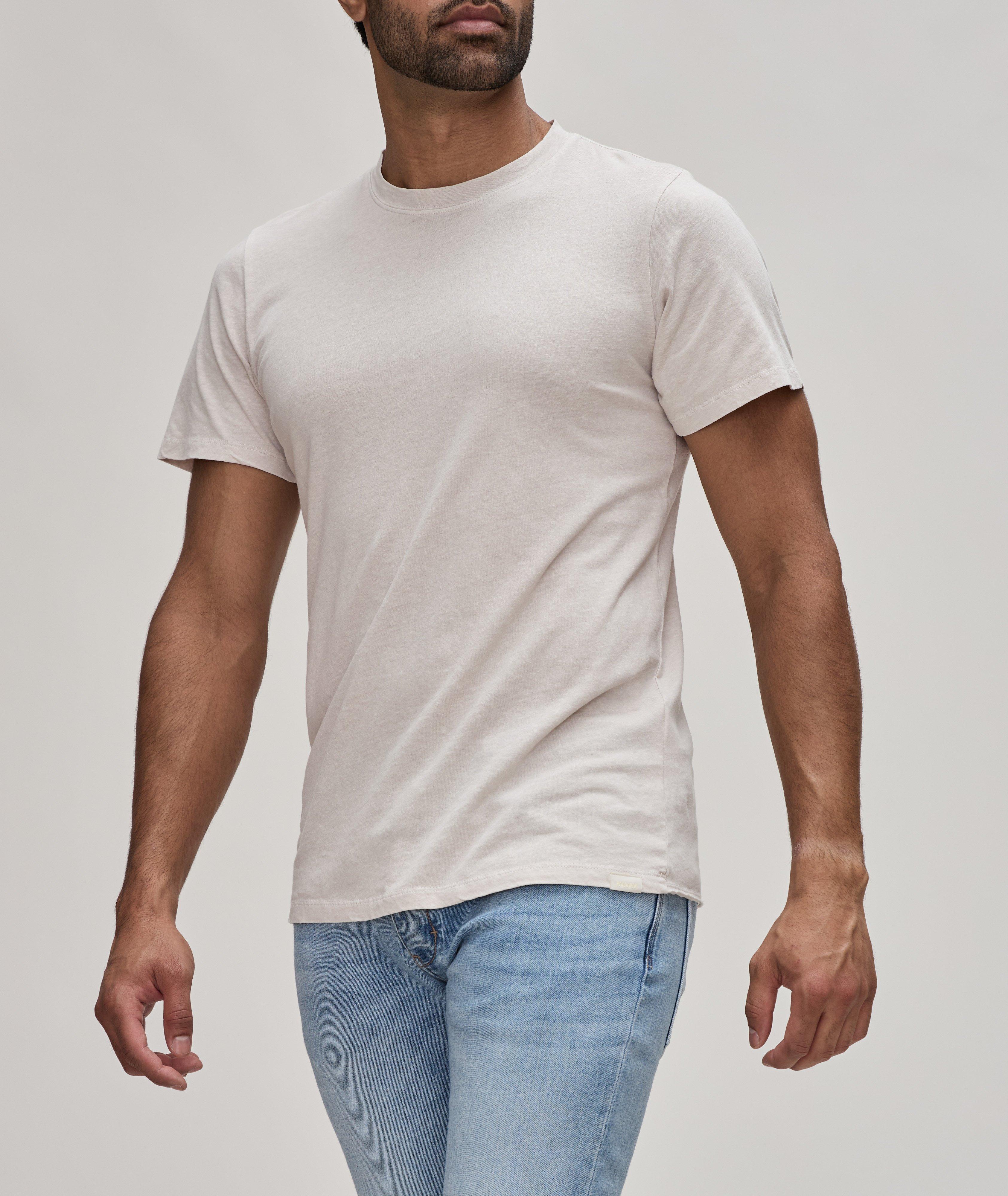 T-shirt en coton et en lin image 1