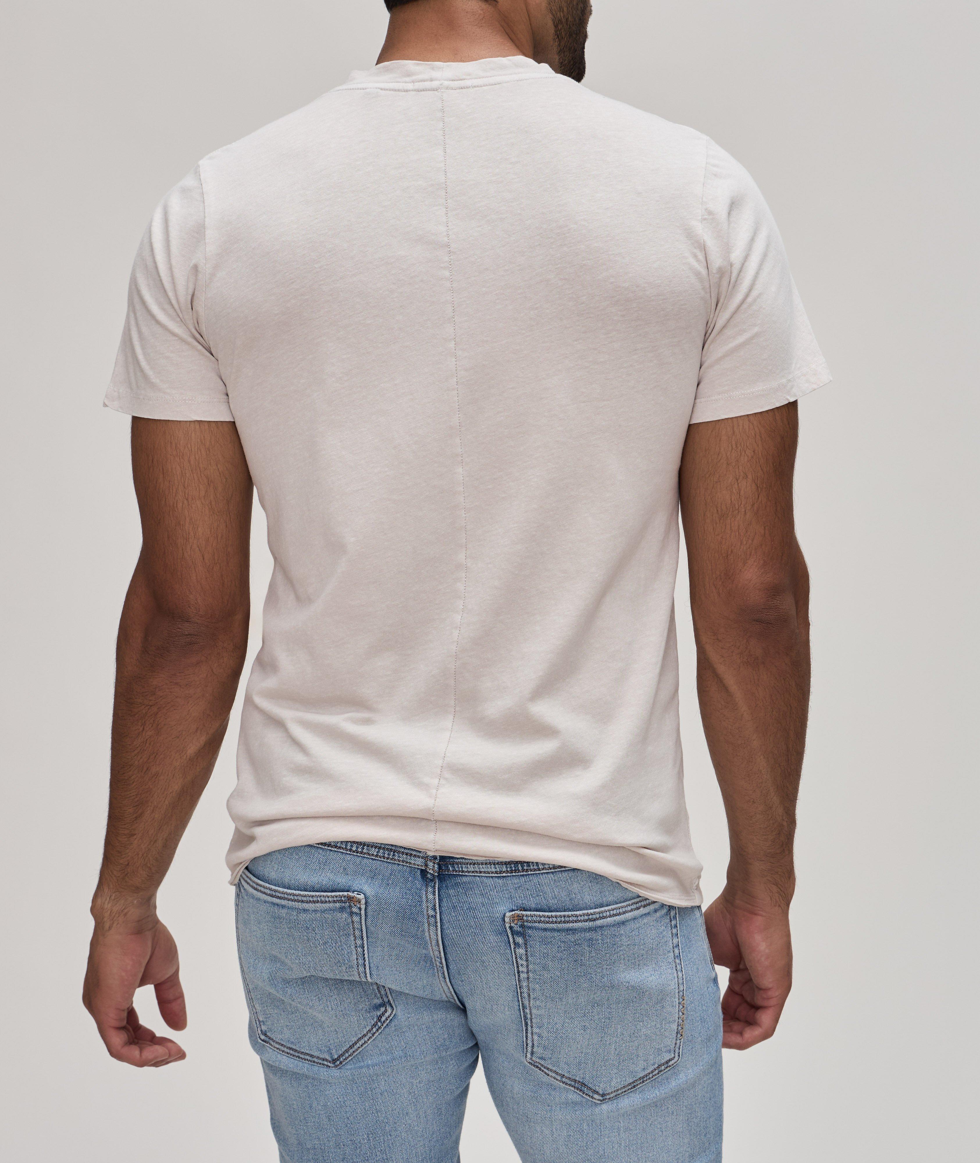T-shirt en coton et en lin image 2
