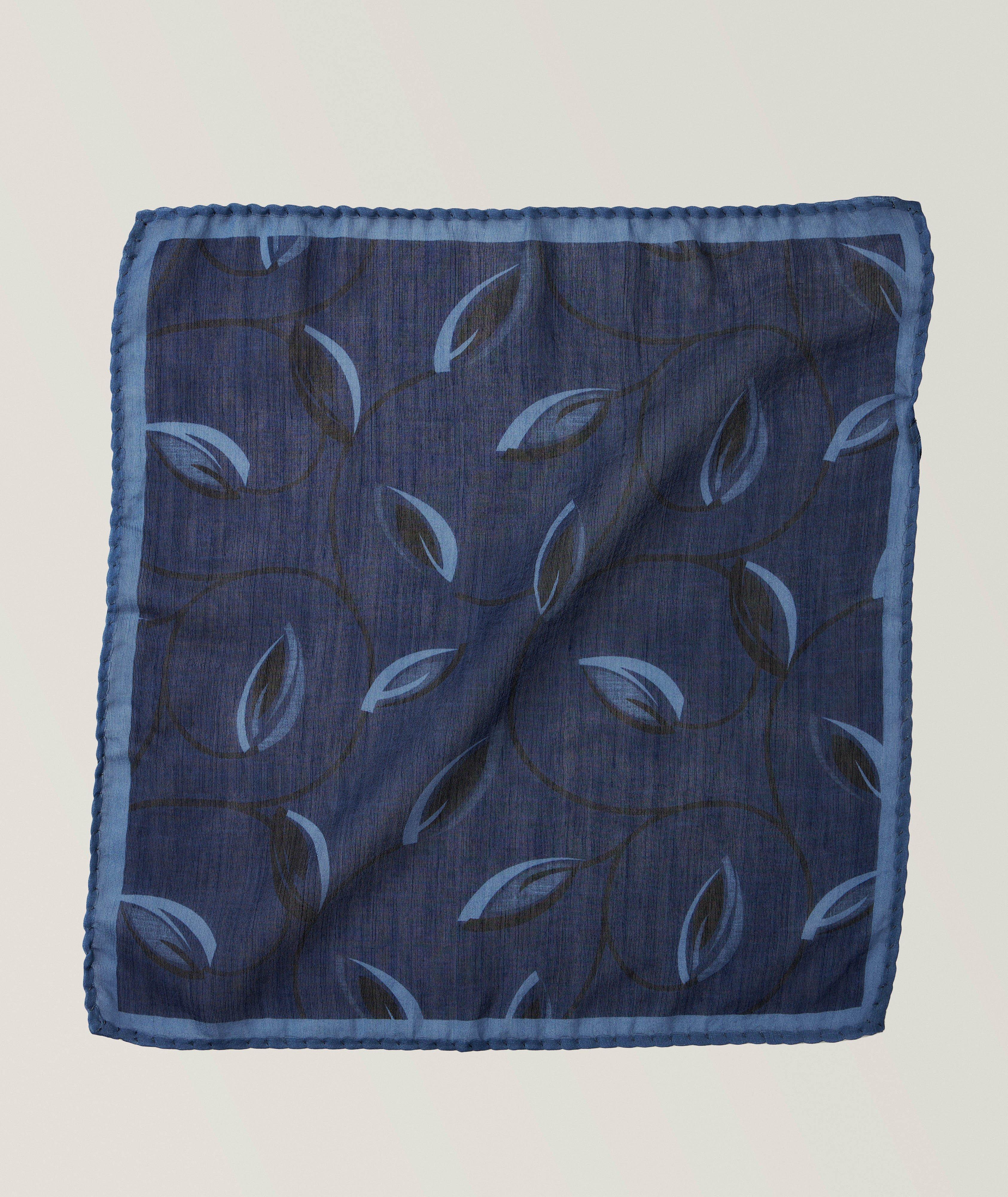 Medallion Silk Pocket Square image 0