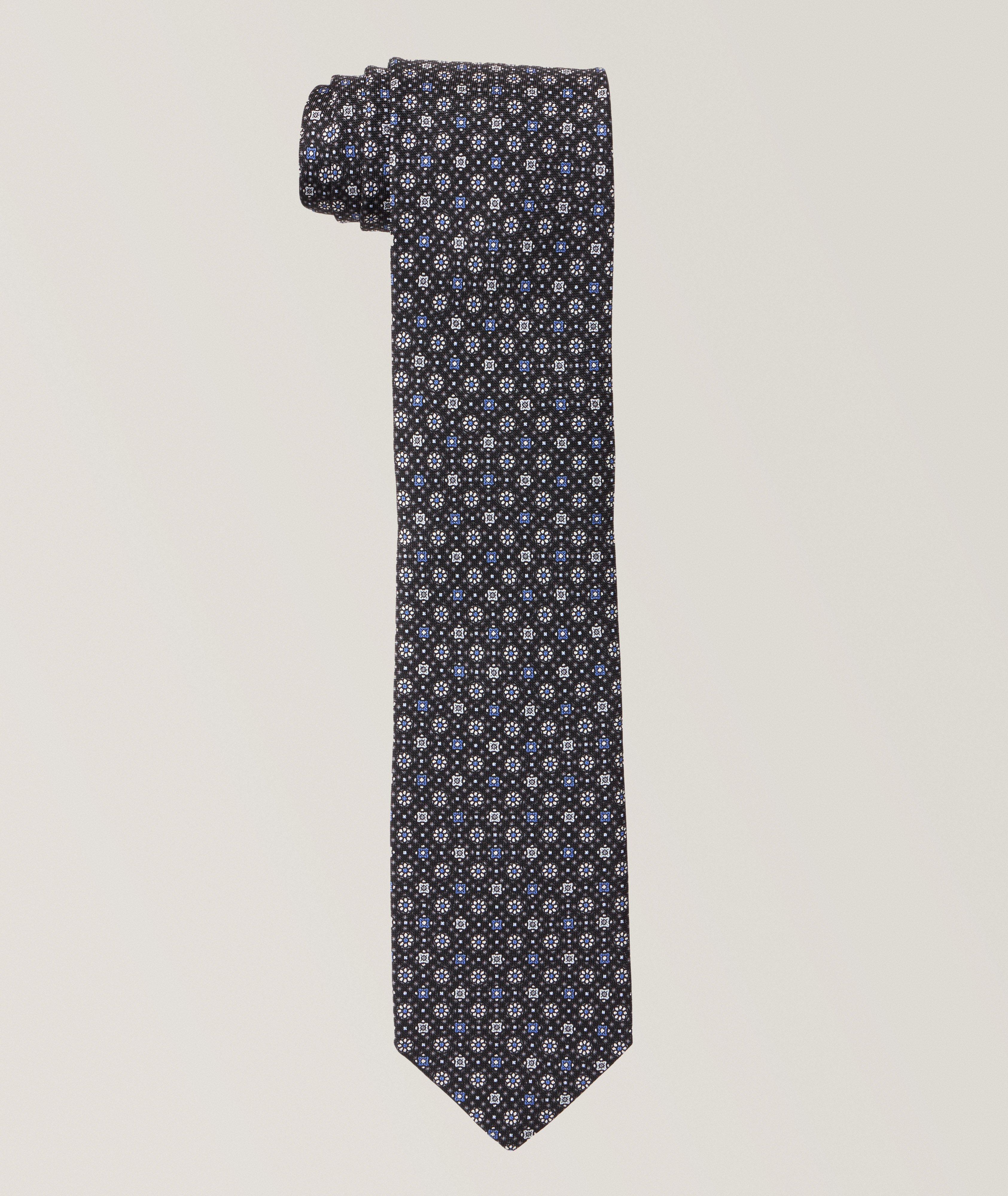 Panama Medallion Silk Tie image 0