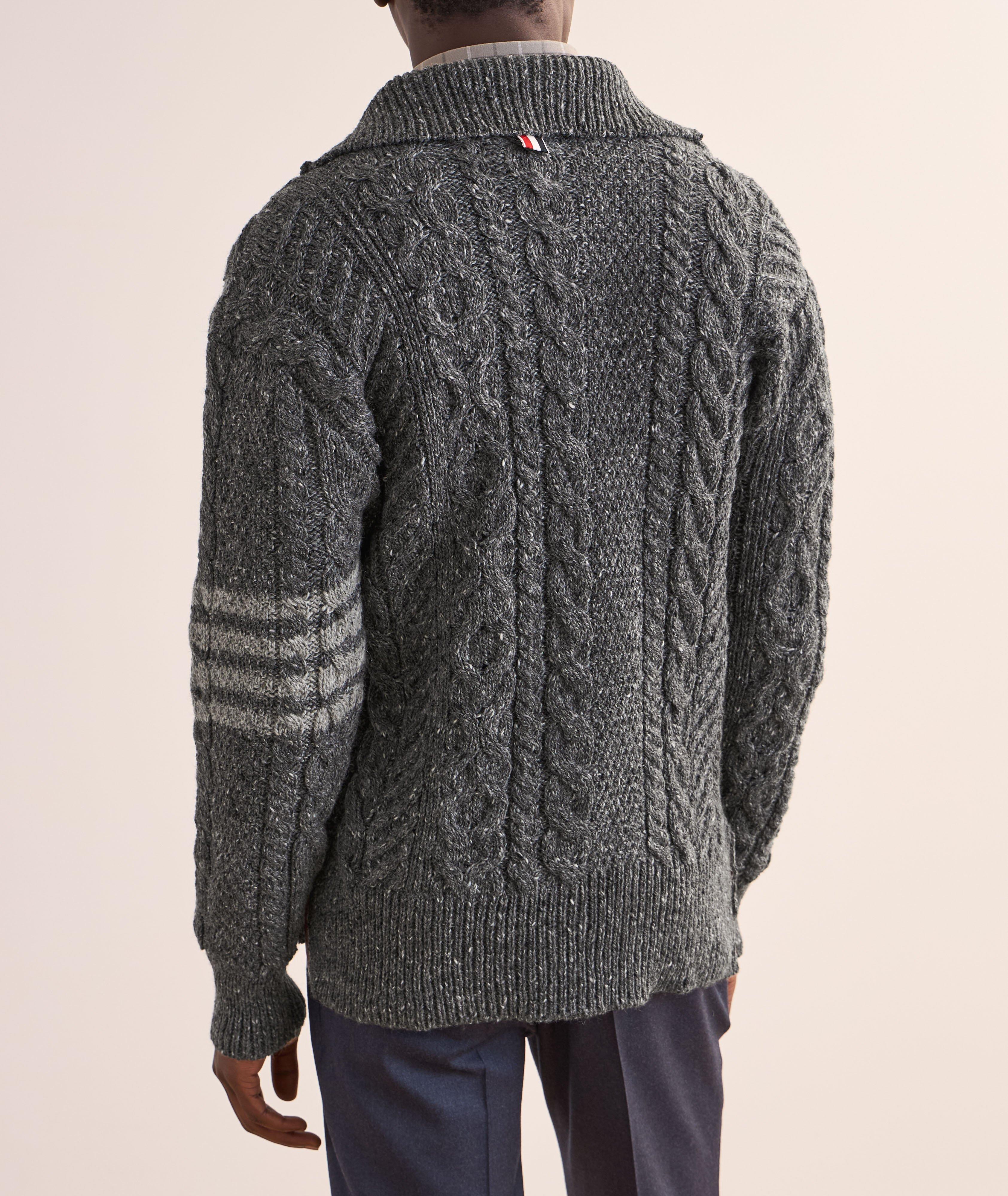 4-Bar Donegal Wool-Mohair Cardigan image 2