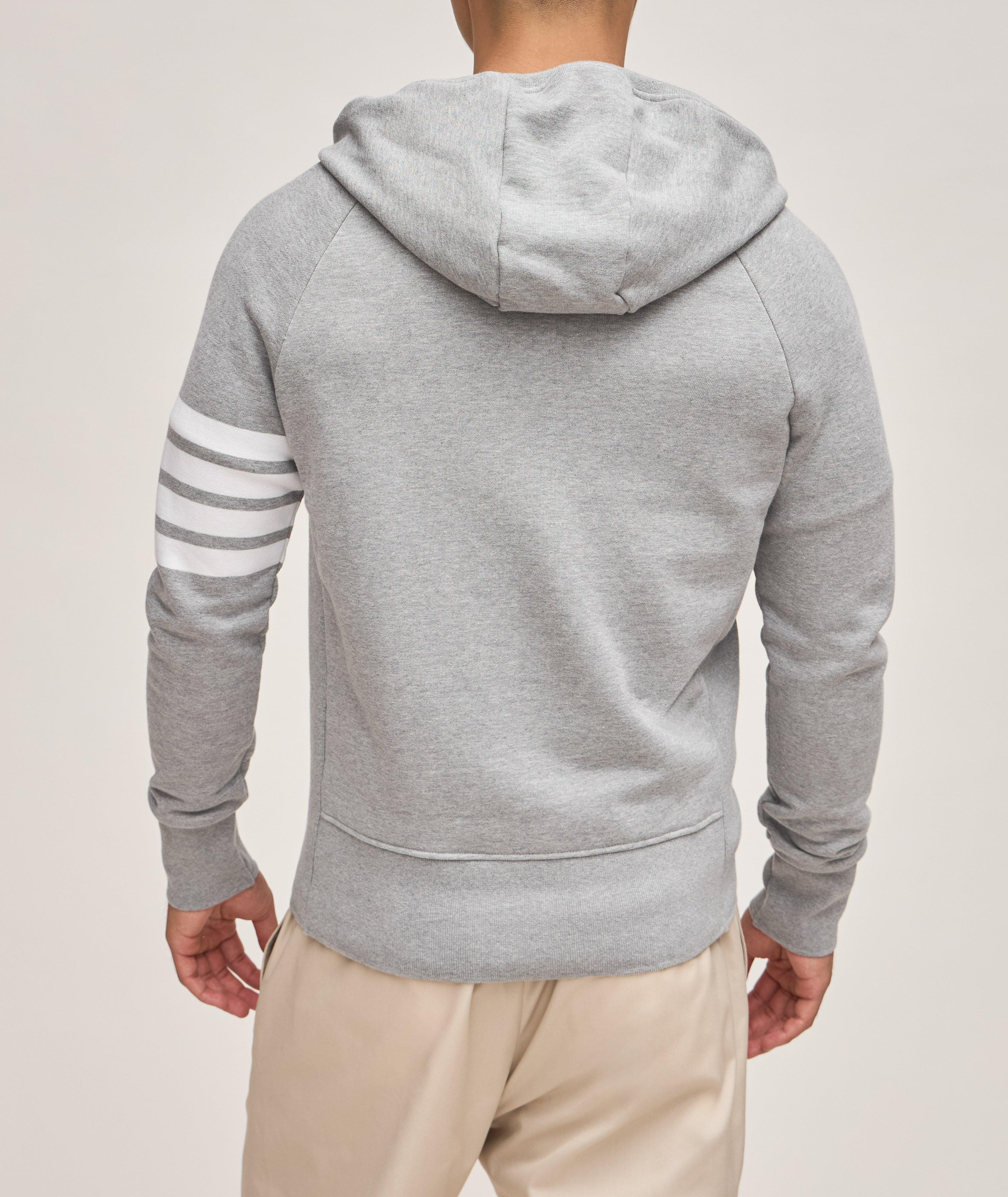 4-Bar Cotton Hooded Sweater  image 2