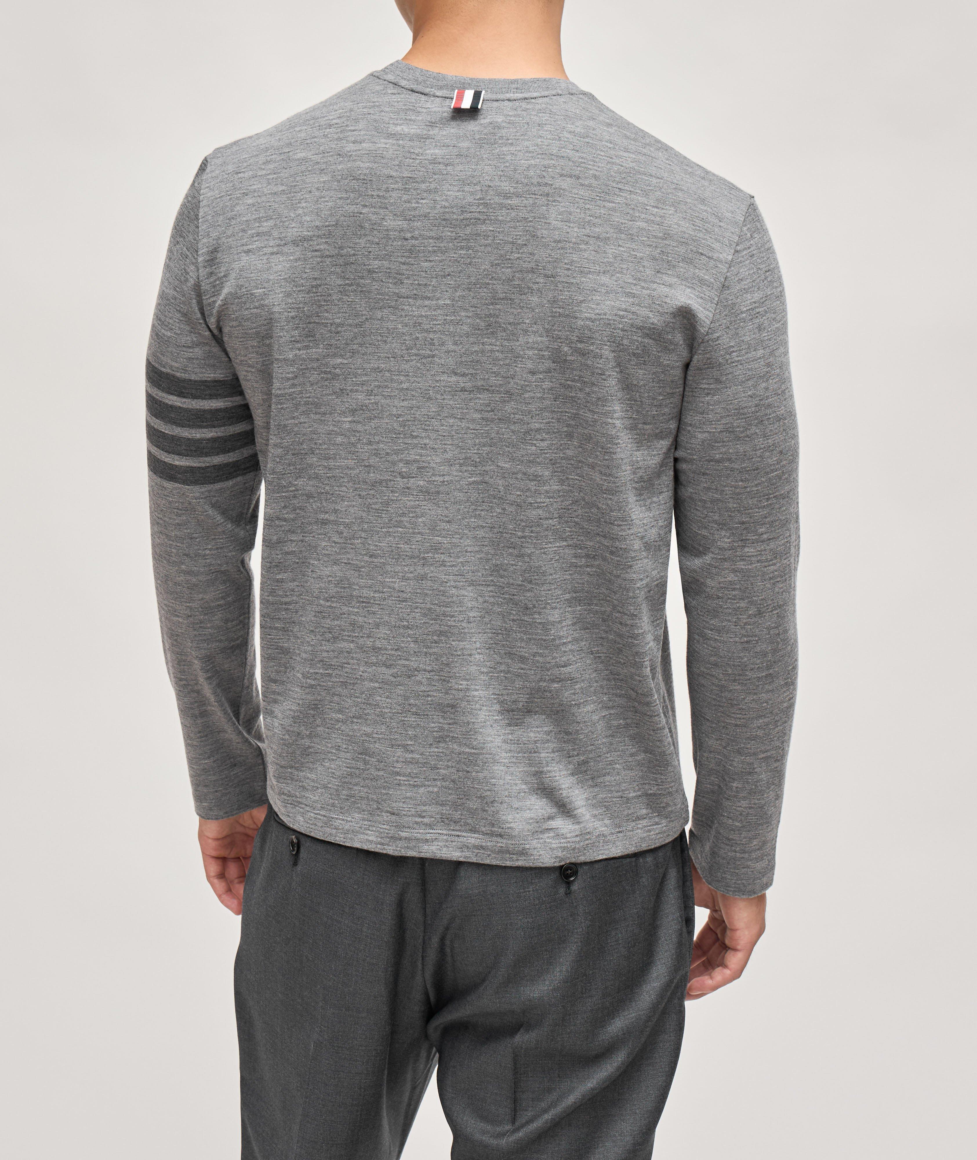 4-Bar Stretch Wool Jersey T-Shirt image 2