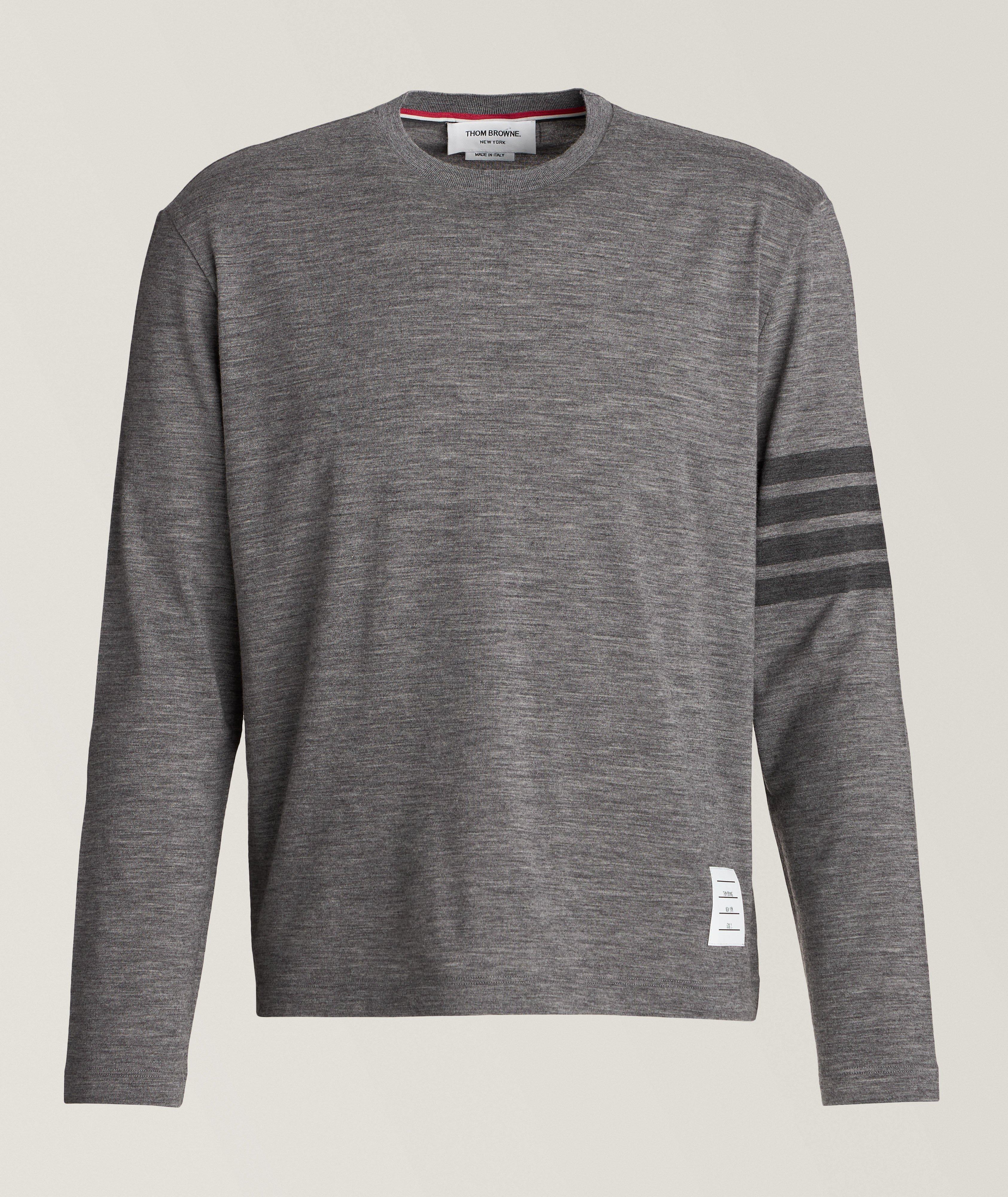 4-Bar Stretch Wool Jersey T-Shirt image 0