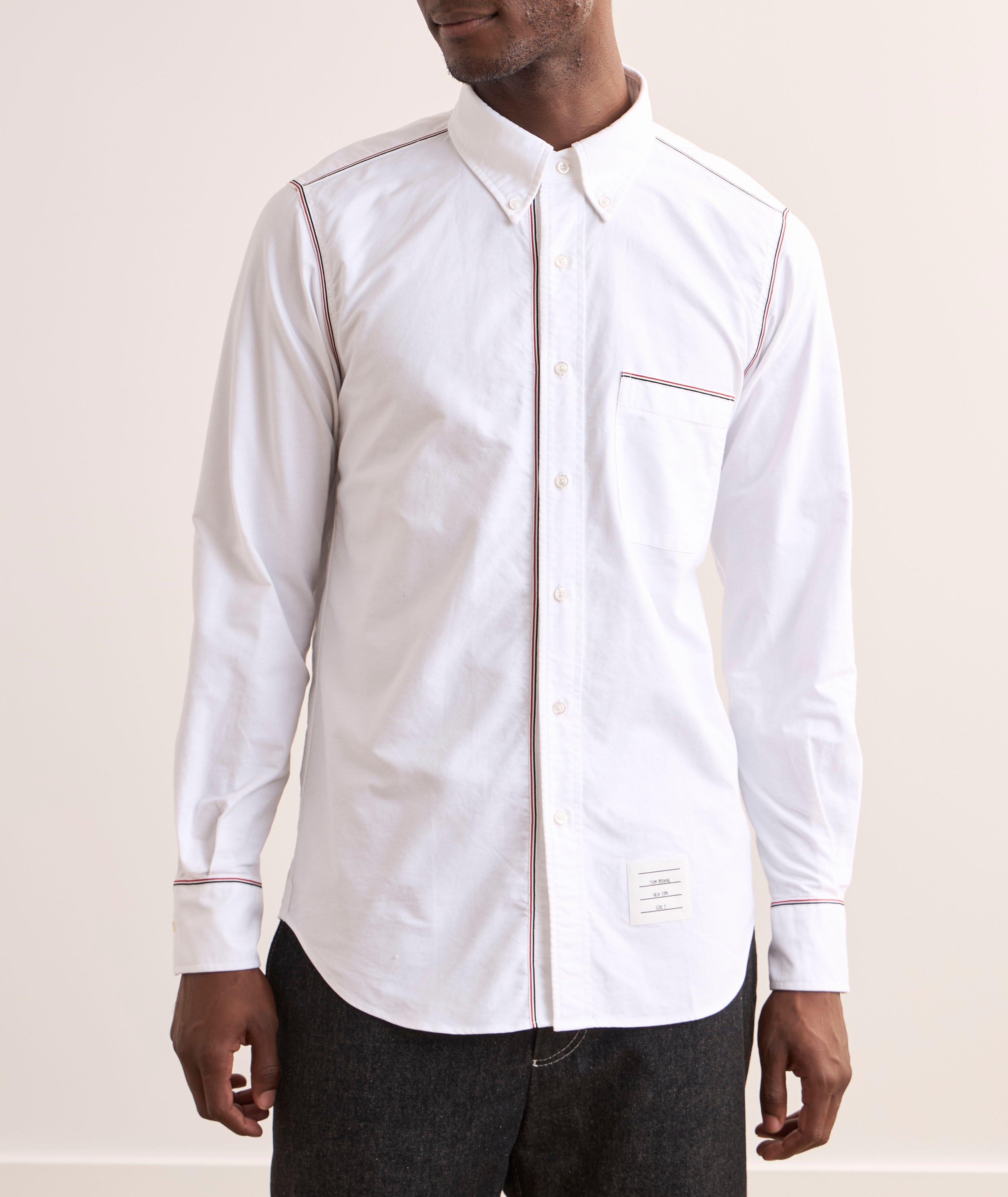 Contrast Stitch Cotton Oxford Shirt  image 1