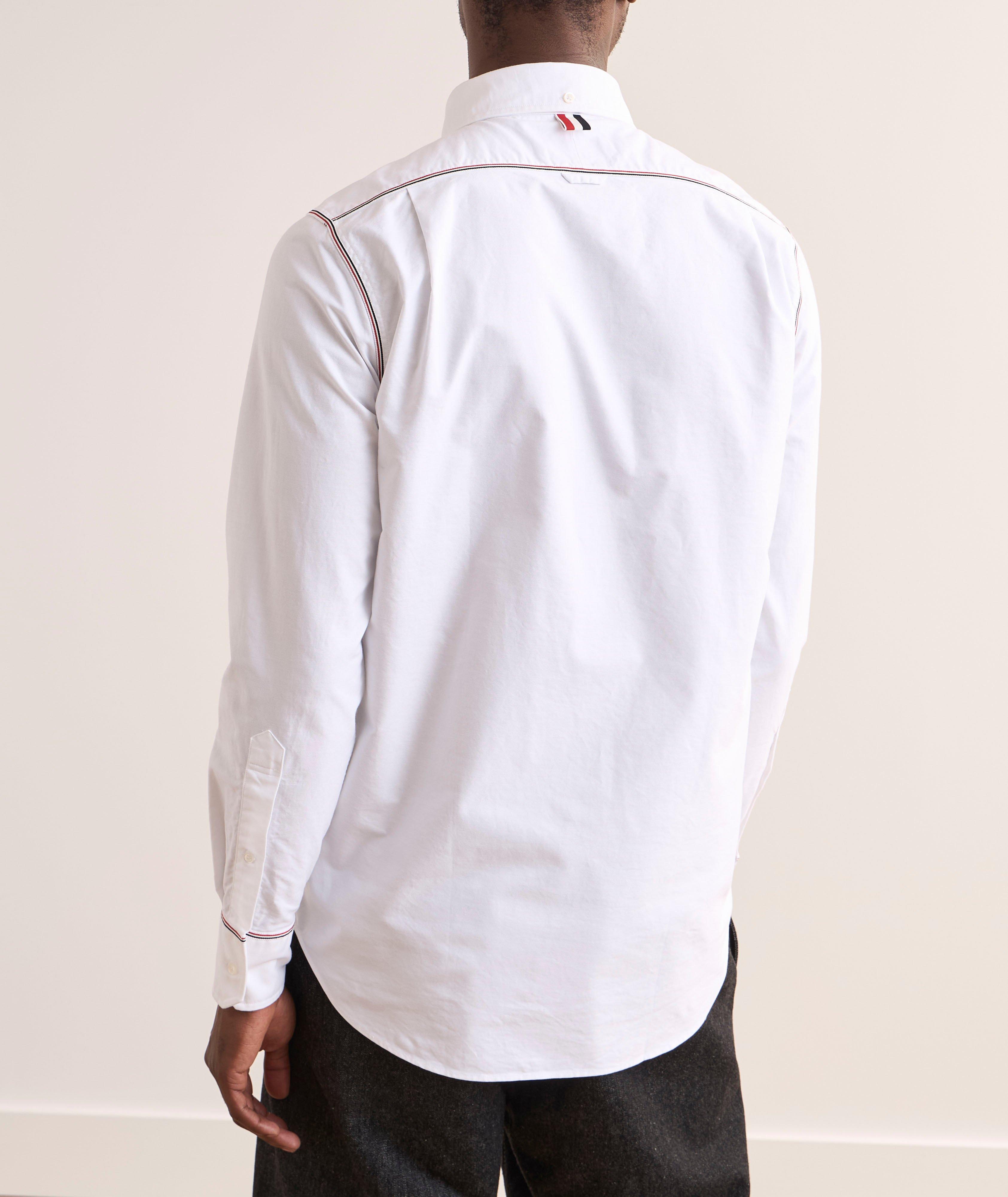 Contrast Stitch Cotton Oxford Shirt  image 2