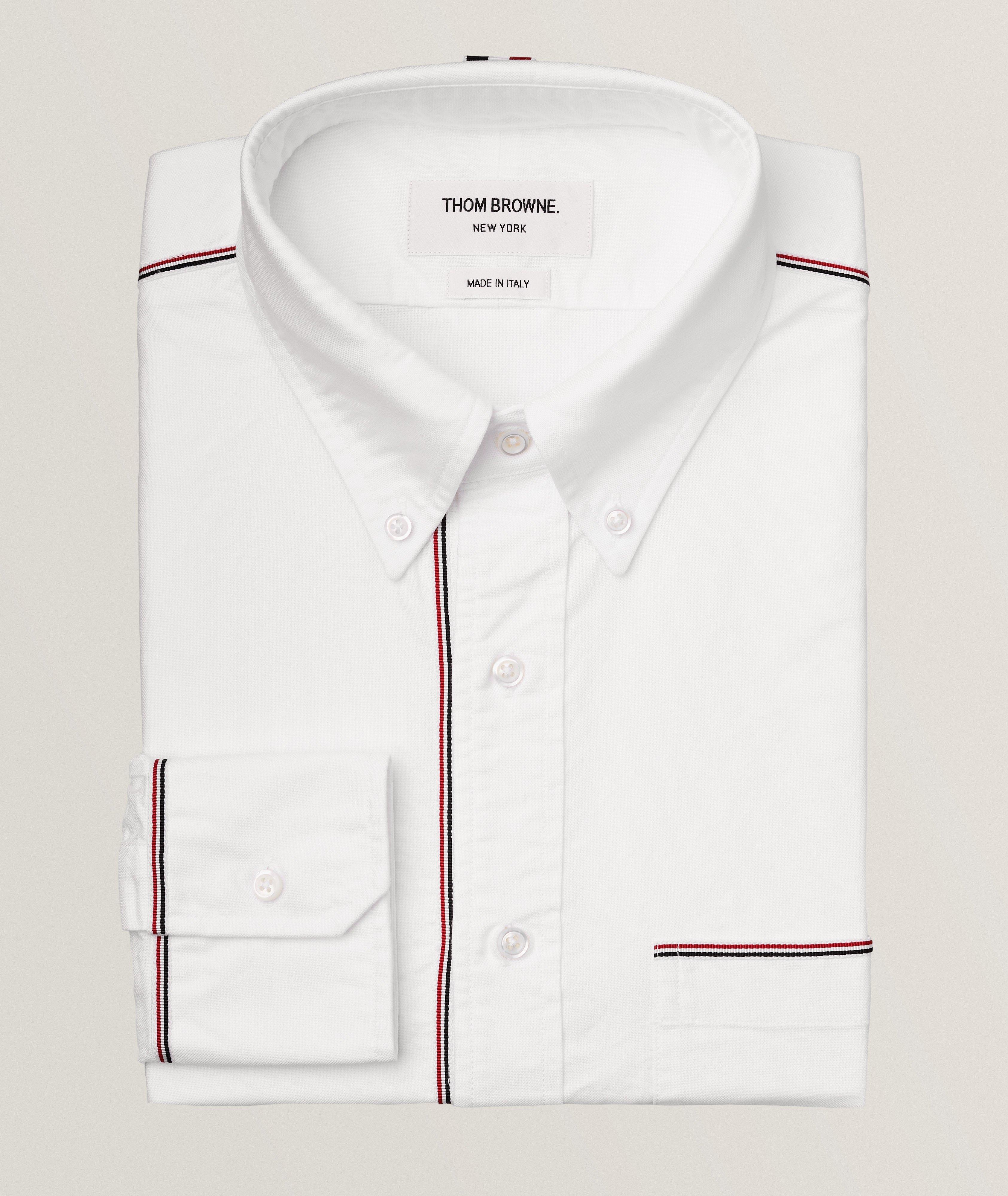 Contrast Stitch Cotton Oxford Shirt  image 0