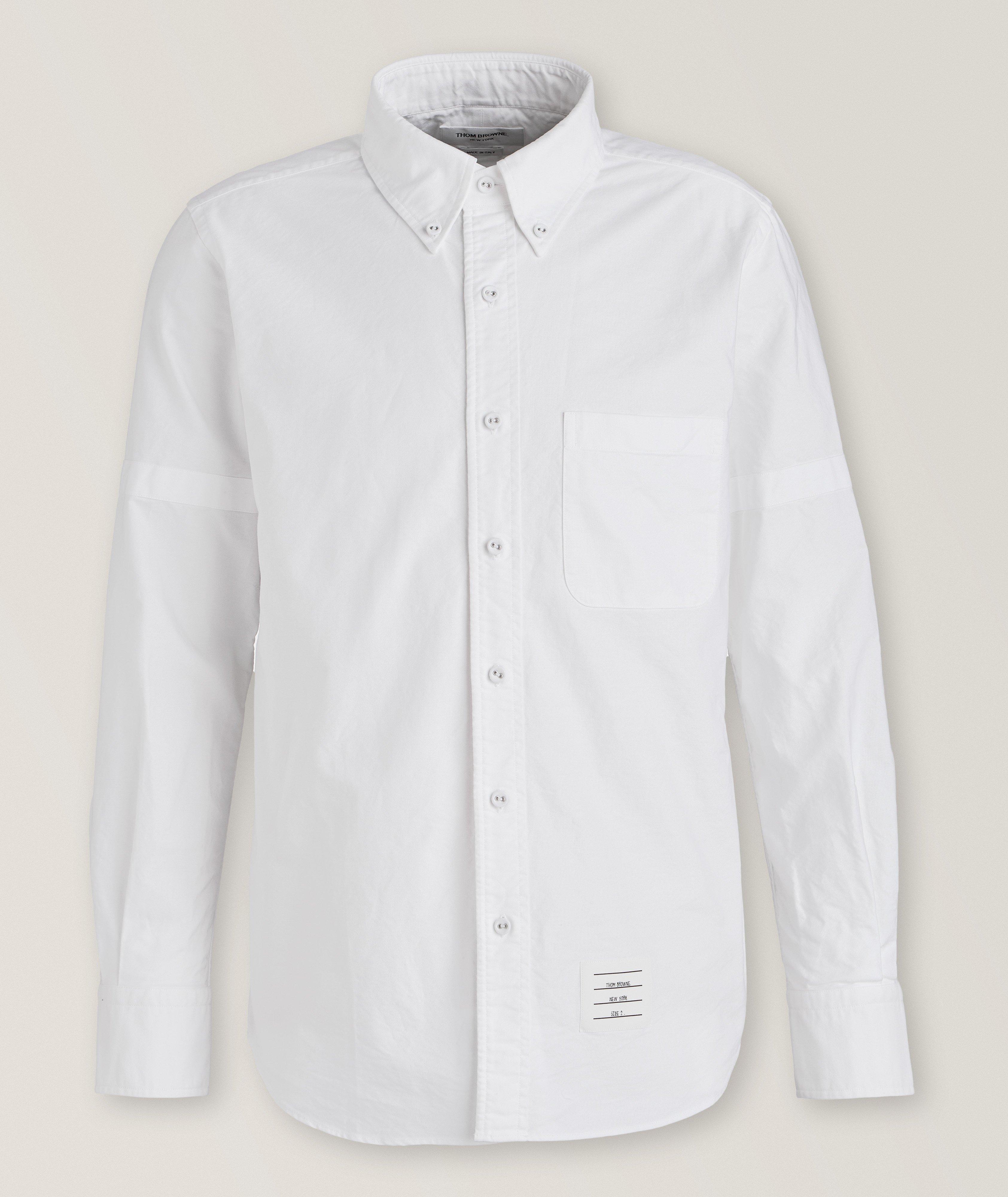 Oxford Armband Cotton Shirt   image 0