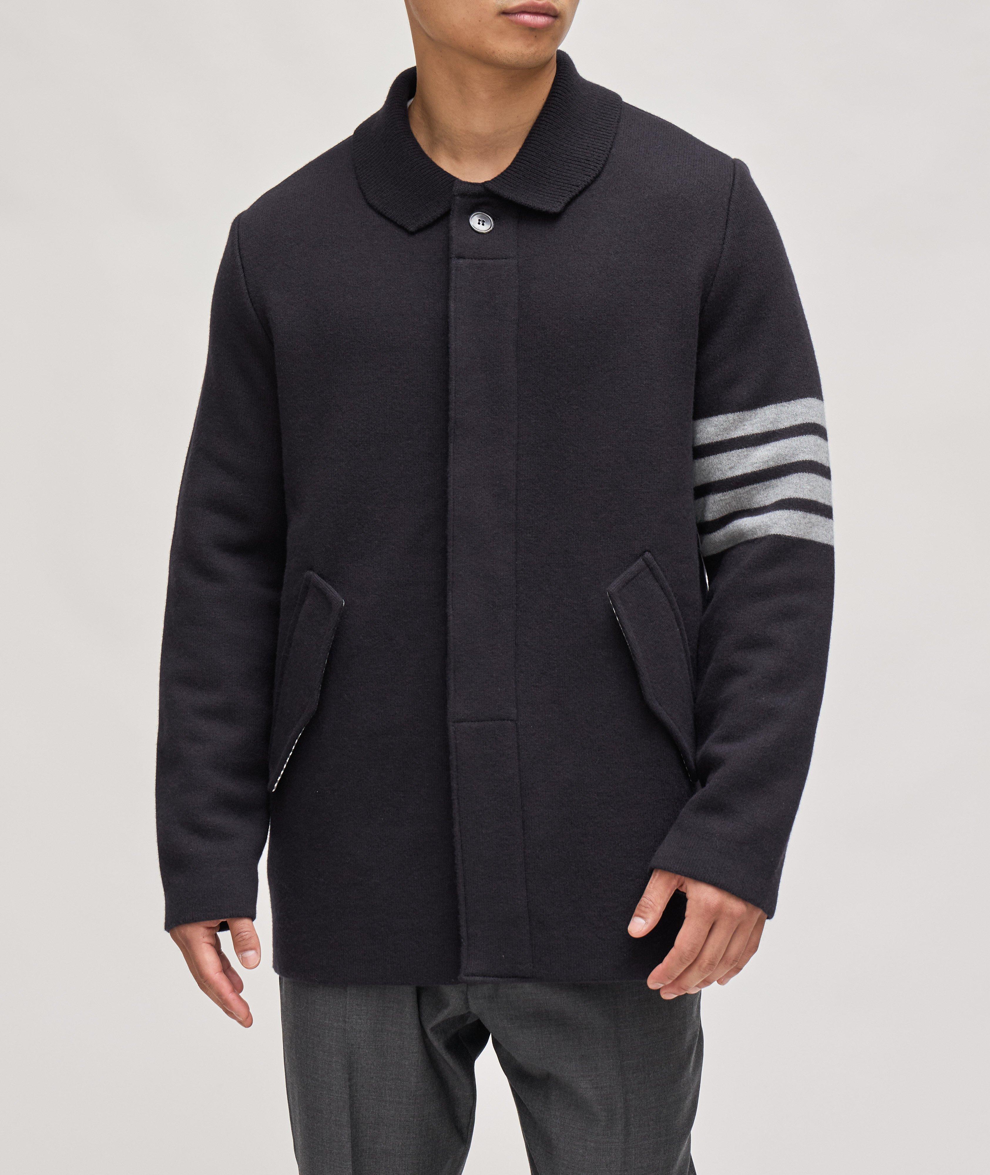 4-Bar Virgin Wool Car Coat image 1