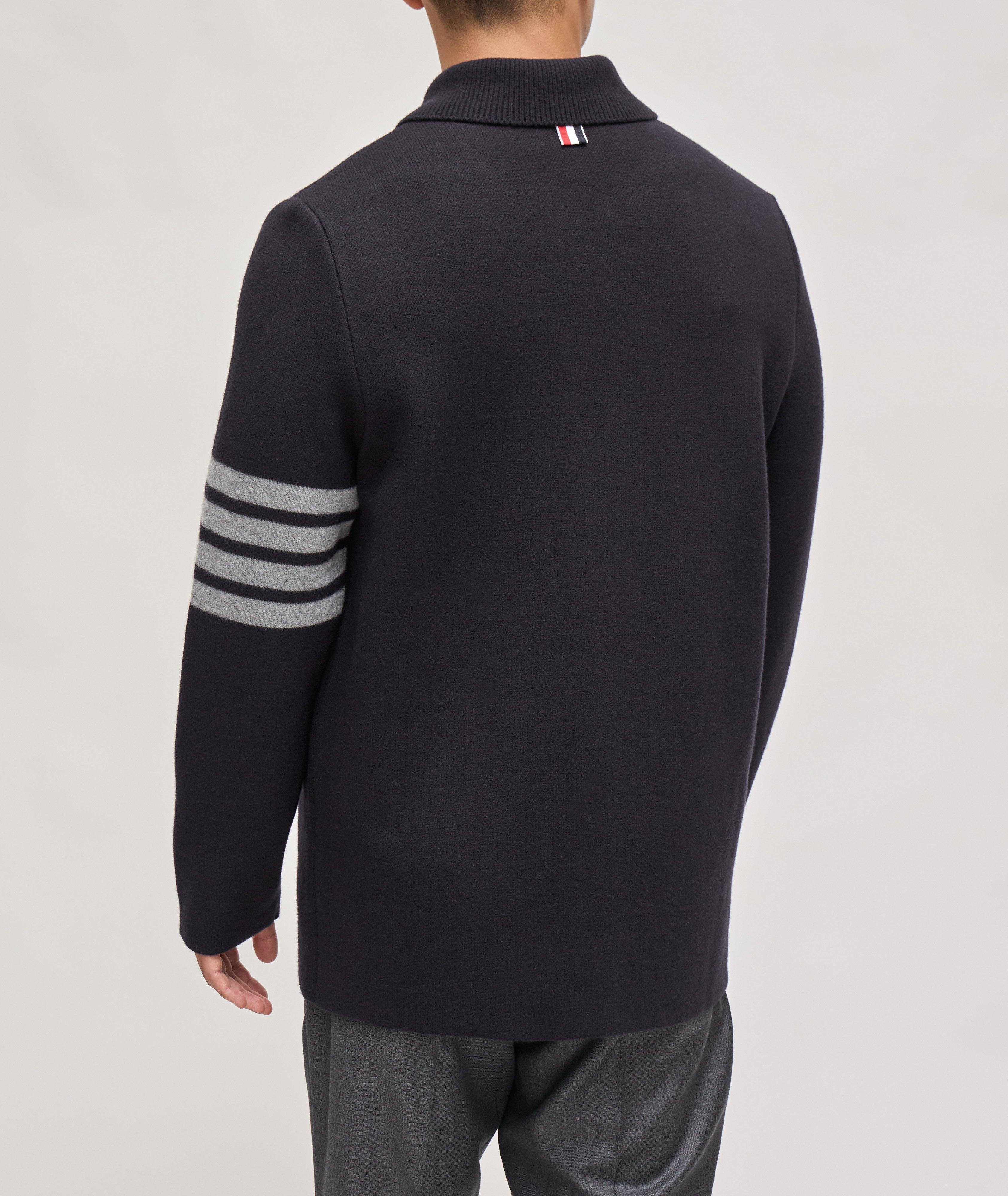 4-Bar Virgin Wool Car Coat image 2