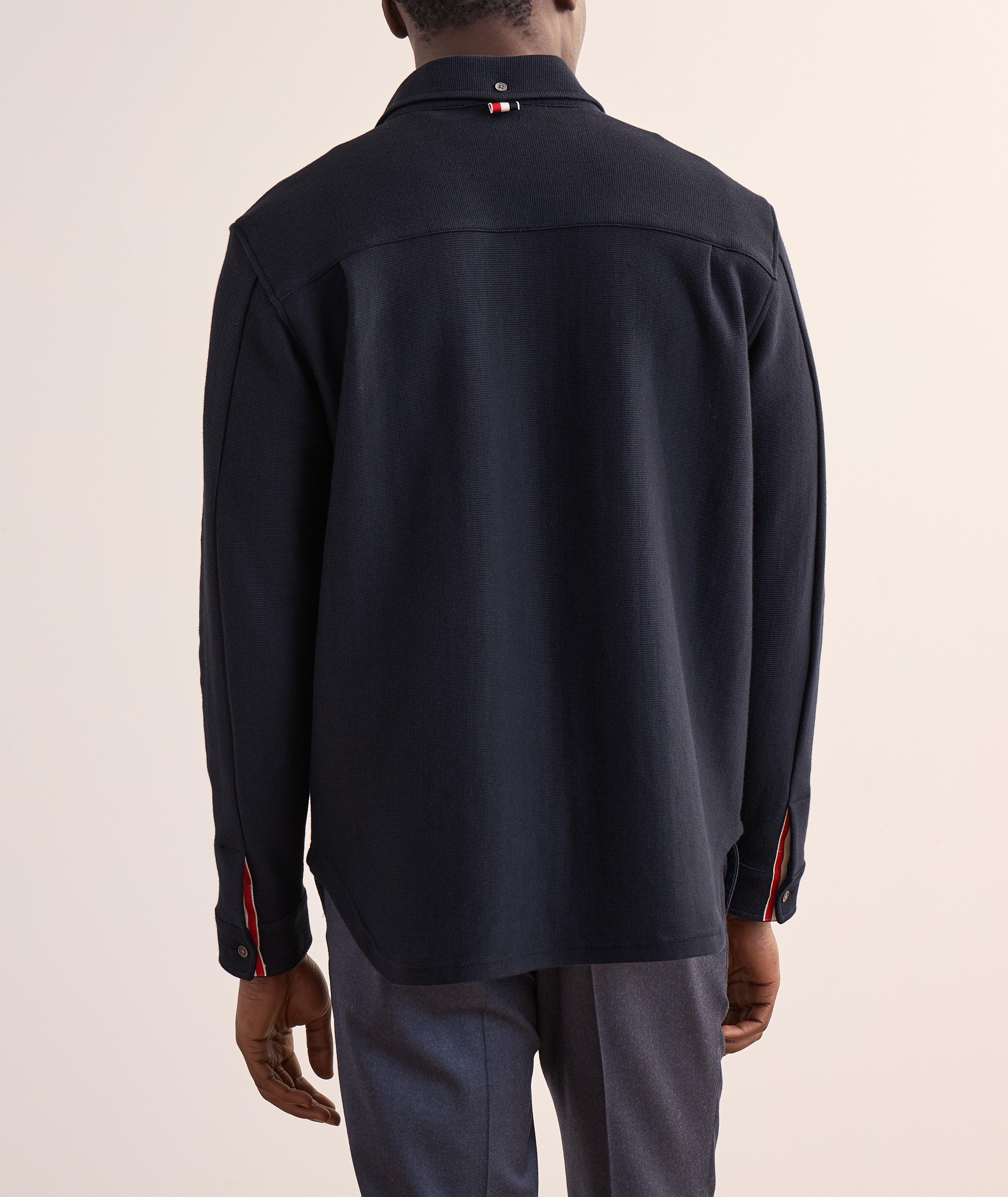 Cotton Double-Face Overshirt image 2