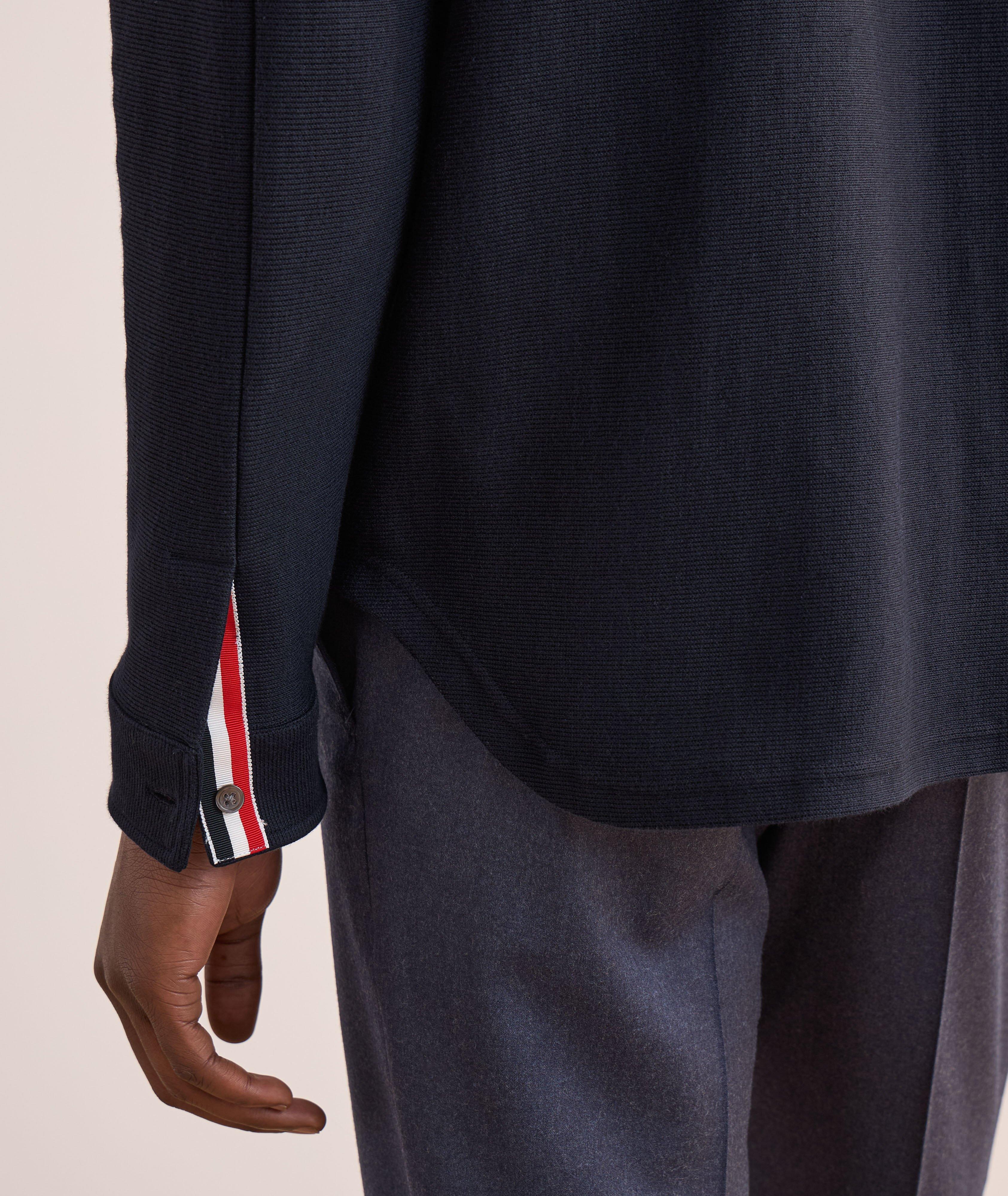 Cotton Double-Face Overshirt image 4