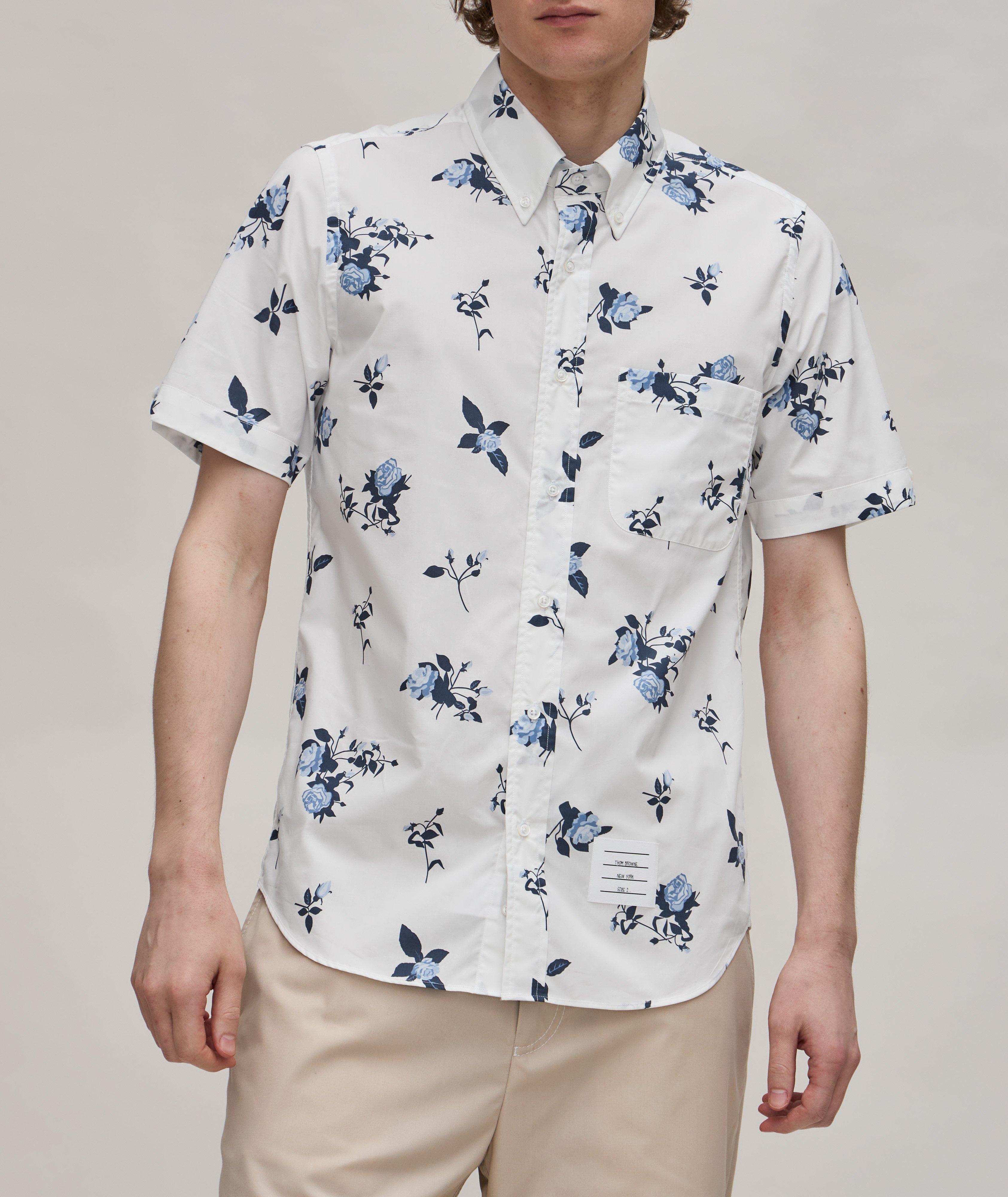 Chemise décontractée à motif floral image 1