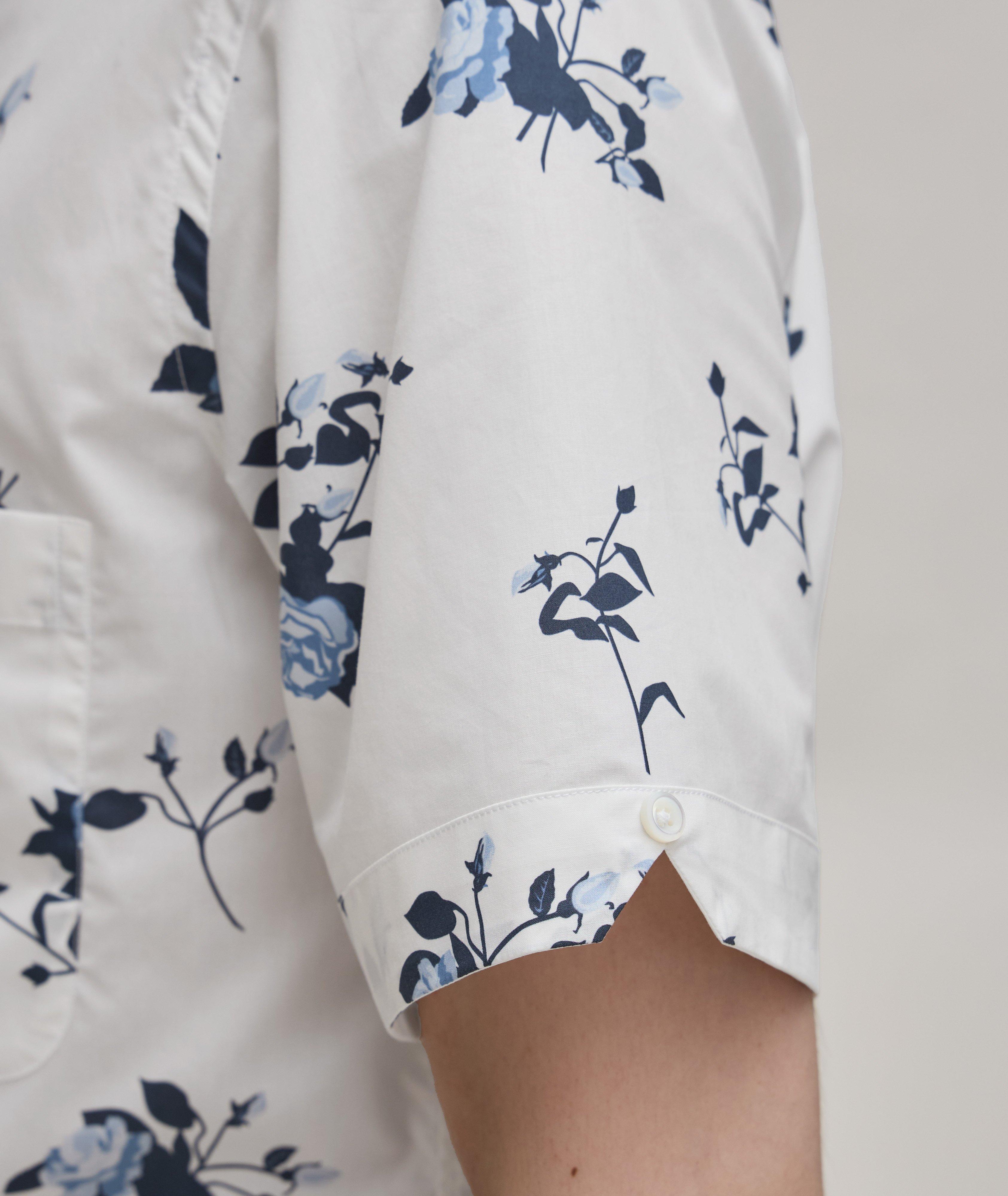 Chemise décontractée à motif floral image 3