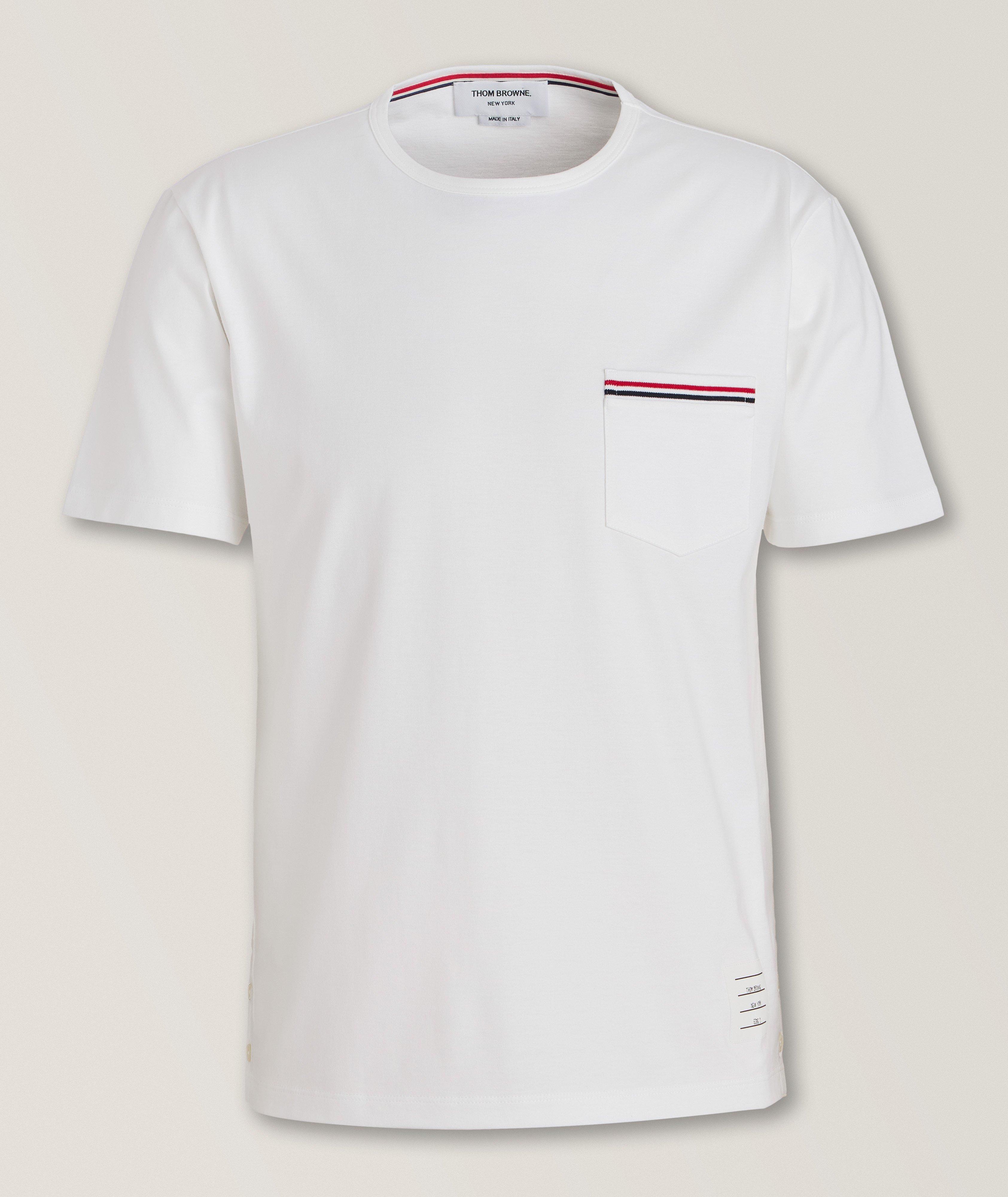 Thom Browne T-shirt en jersey de coton