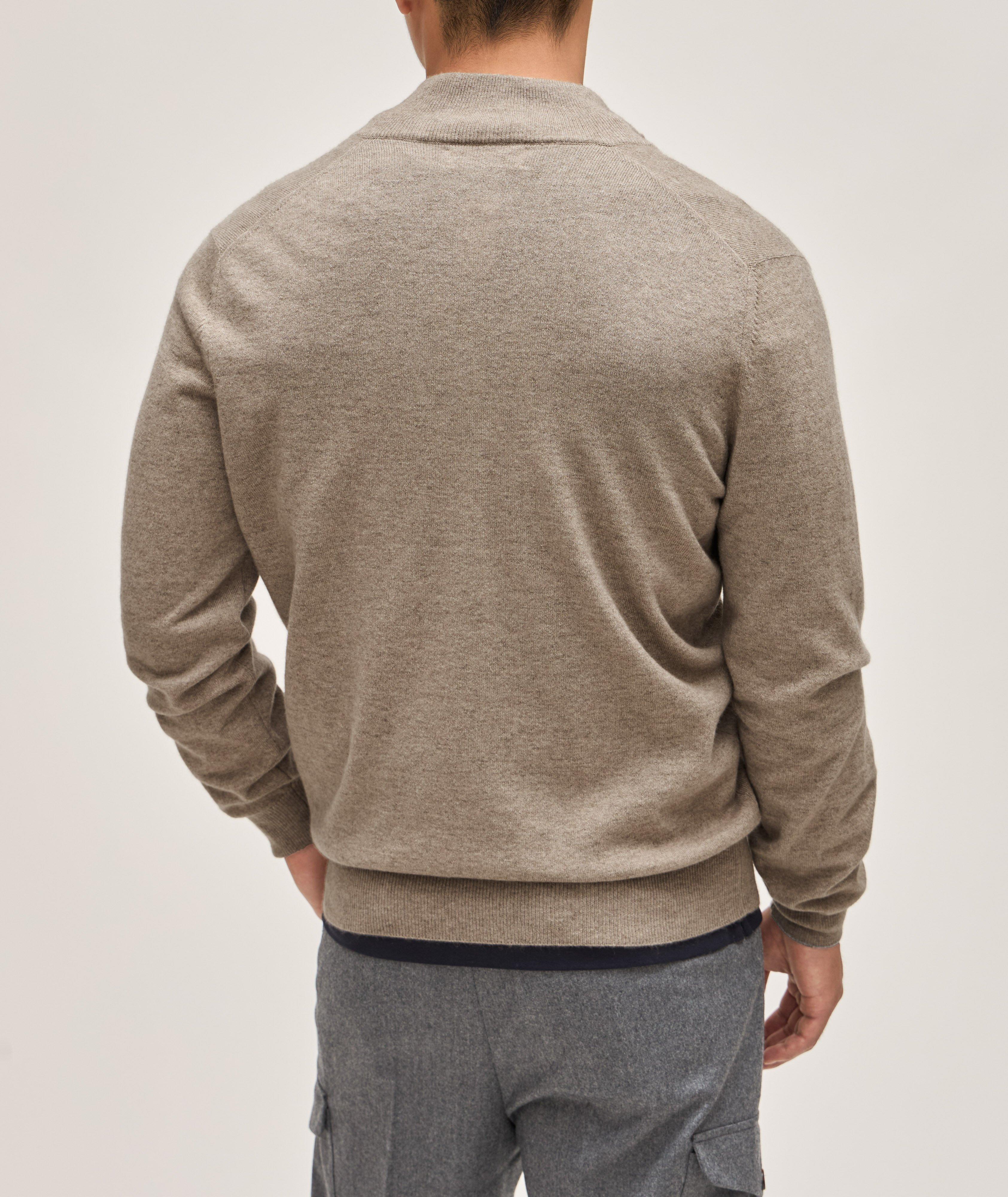 Full-Zip Cashmere Knitted Cardigan image 2