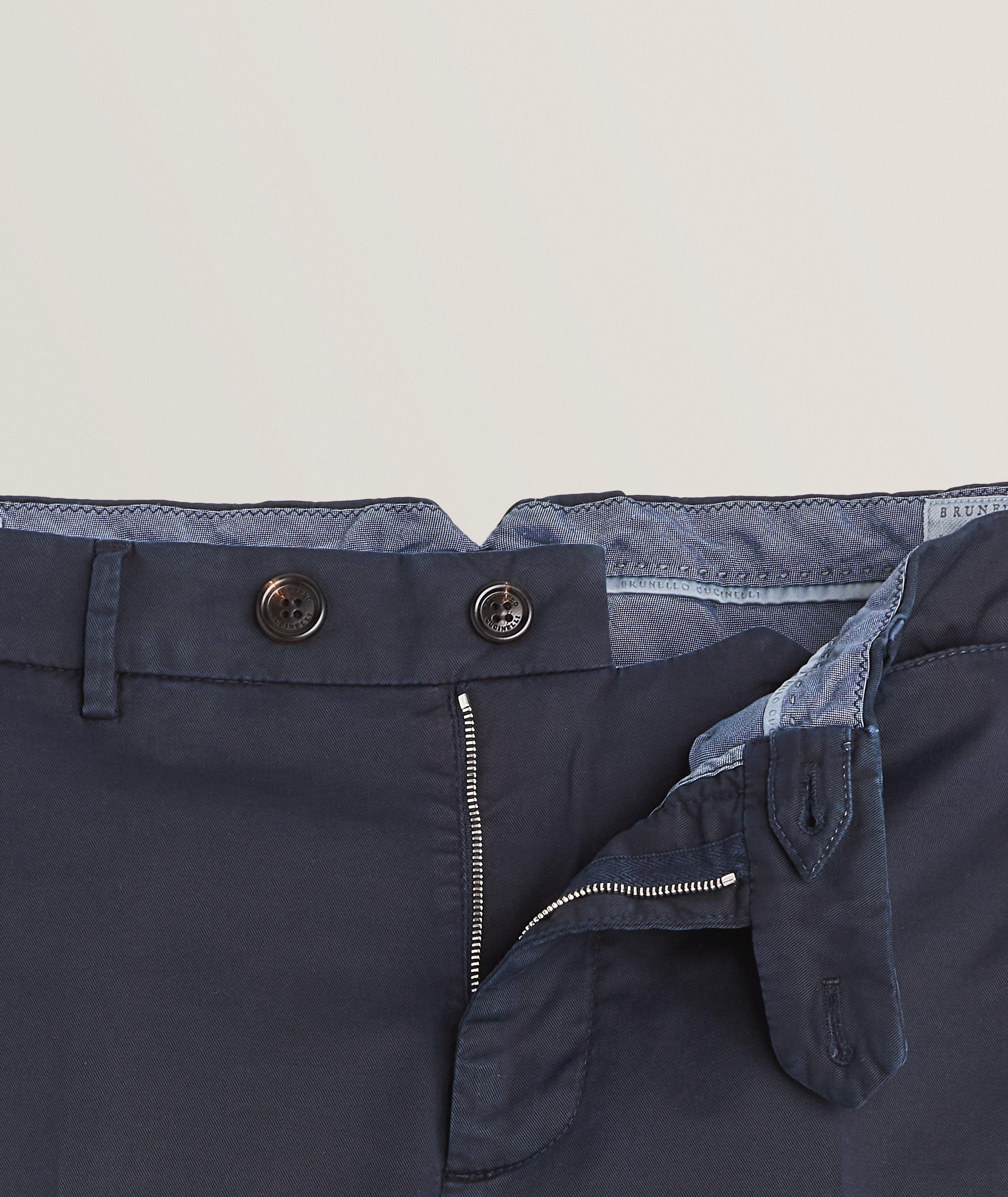 Italian-Fit Stretch-Cotton Chino Pants image 4