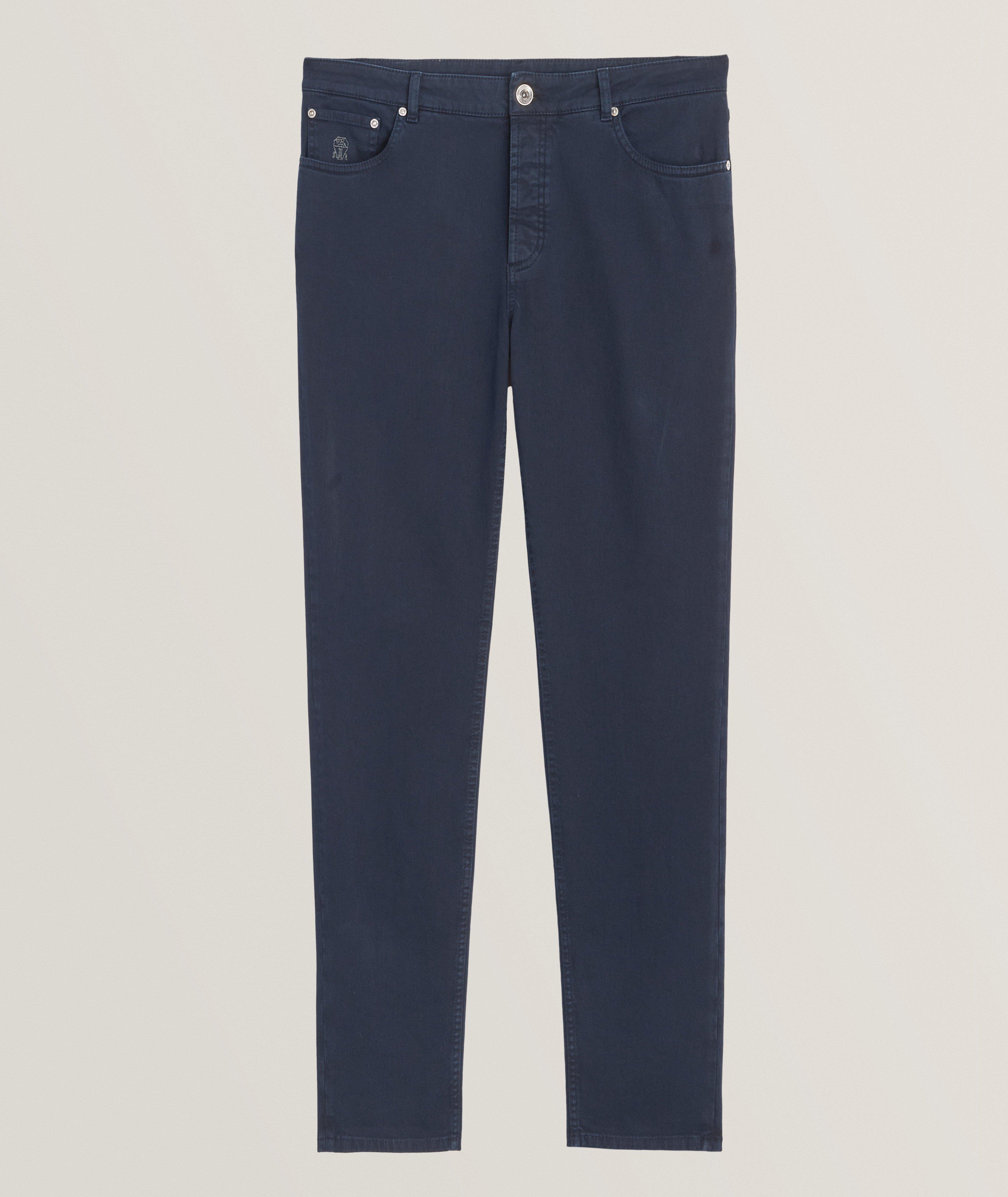 Dyed Five-Pocket Denim Pants image 0