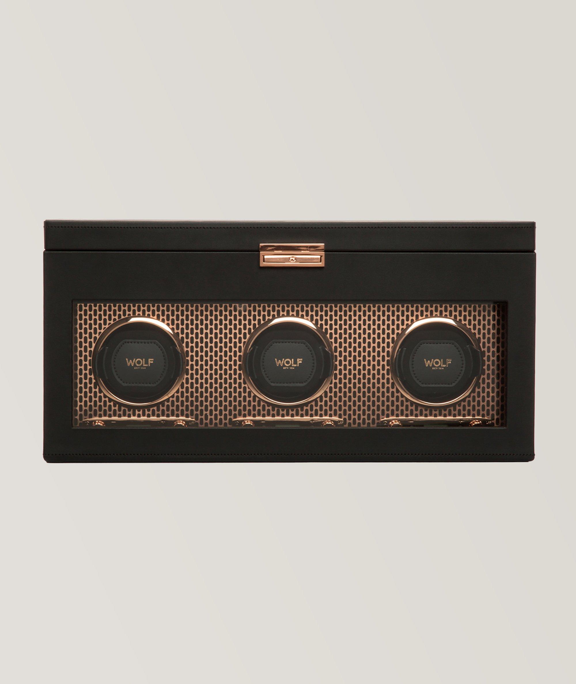 Axis Triple-Watch Winder With Storage image 0