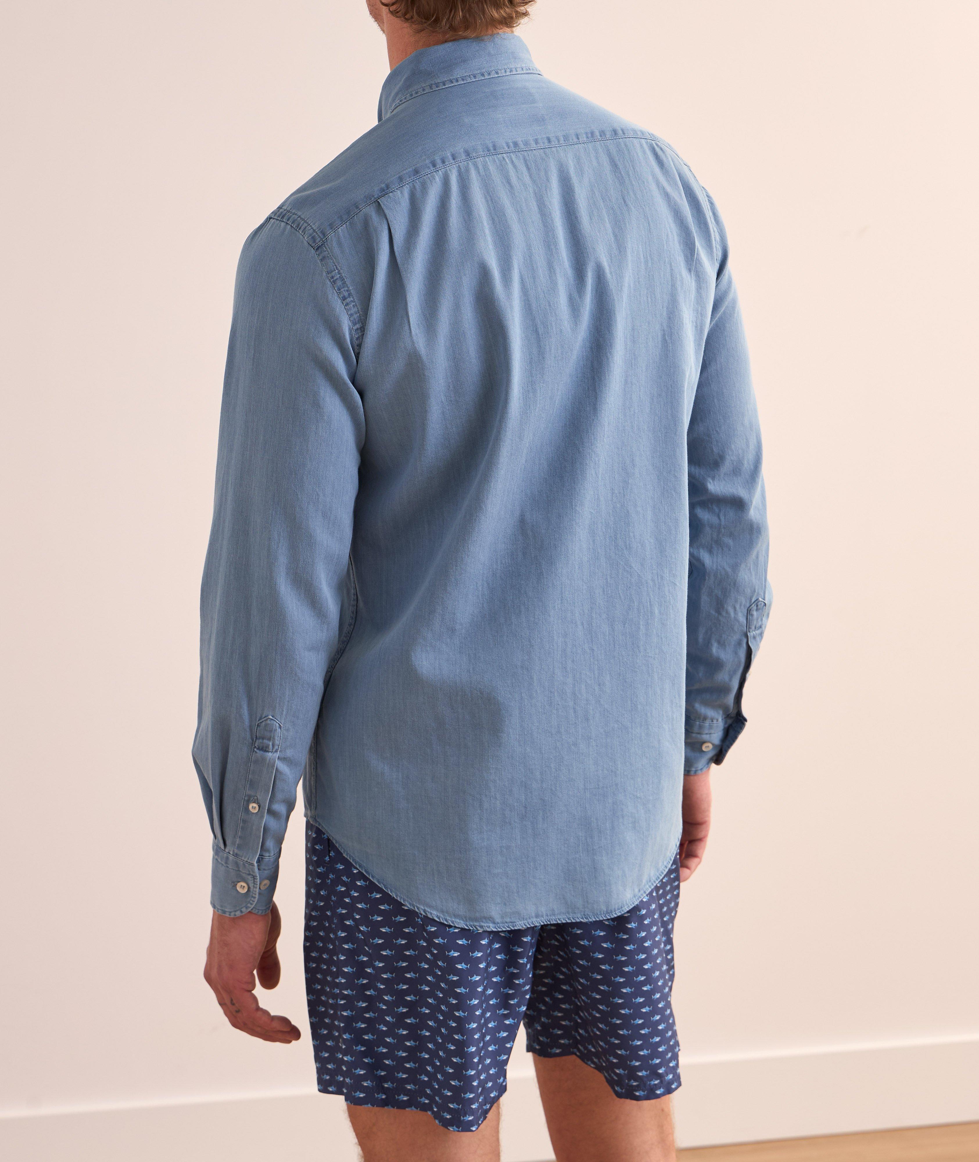 Giza Cotton Denim Shirt image 2