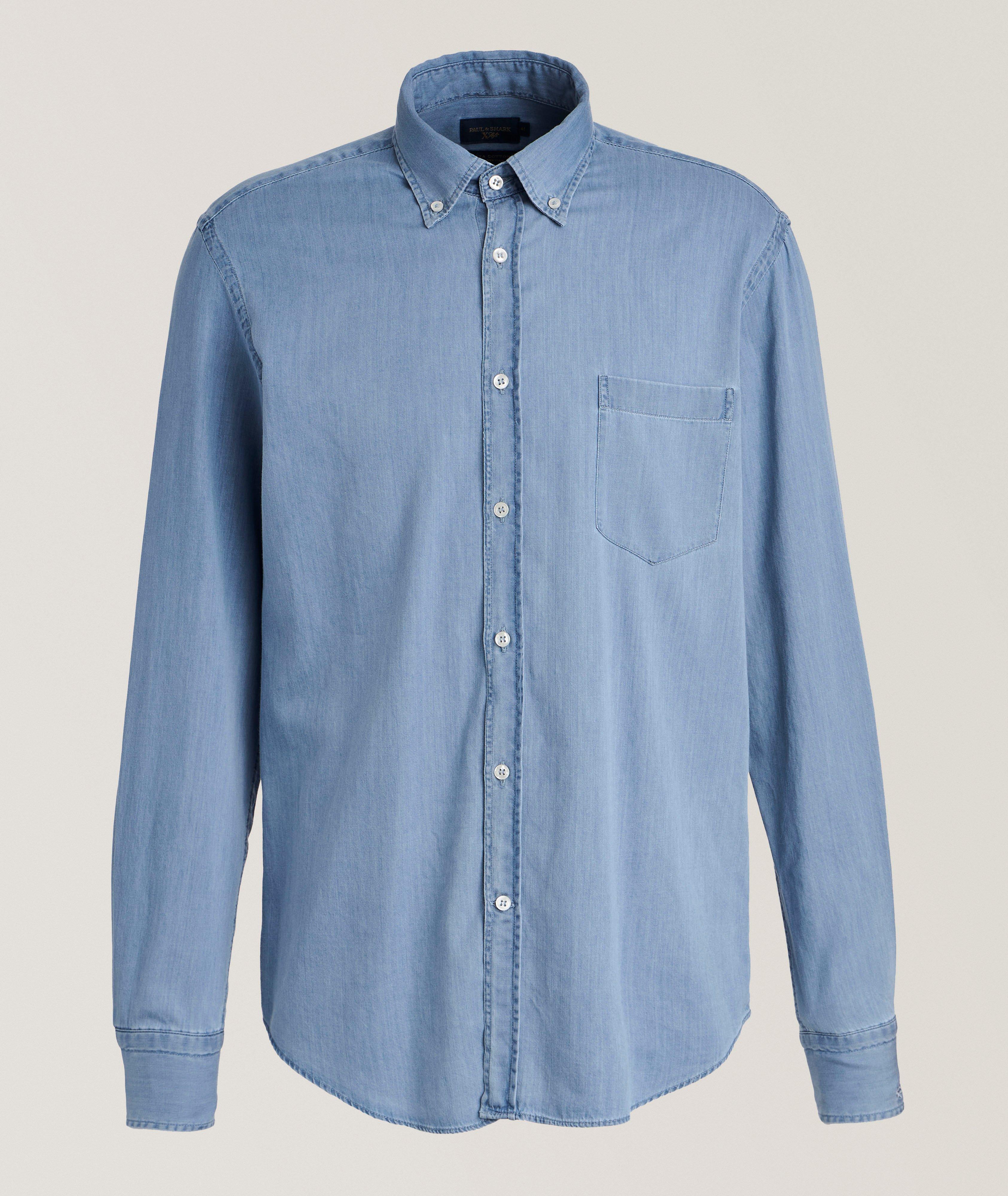 Giza Cotton Denim Shirt image 0