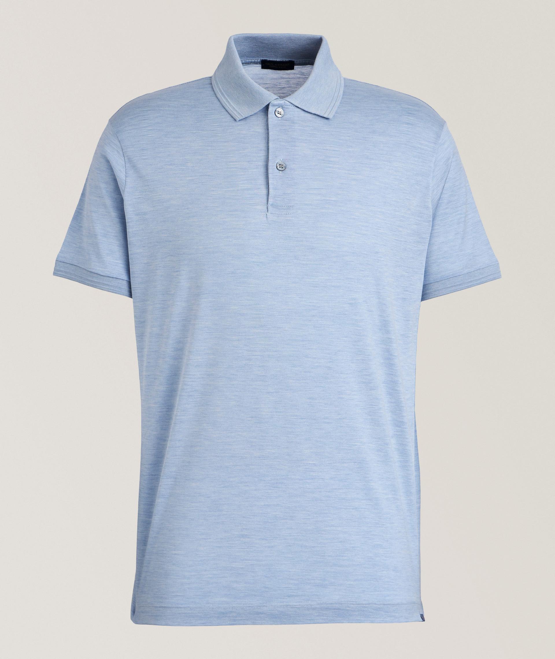 Polo en coton et en soie image 0